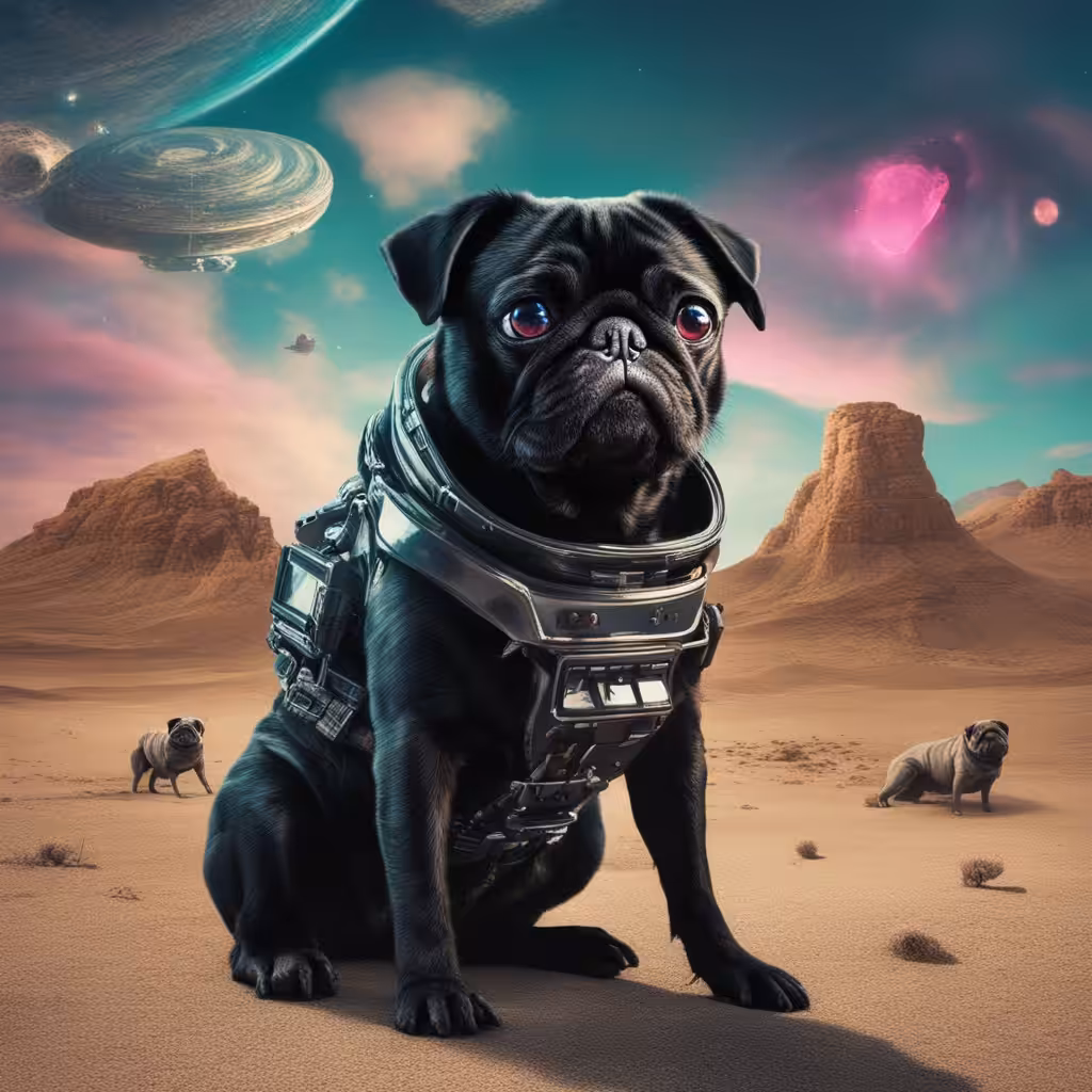 Cyberpunk pug #3