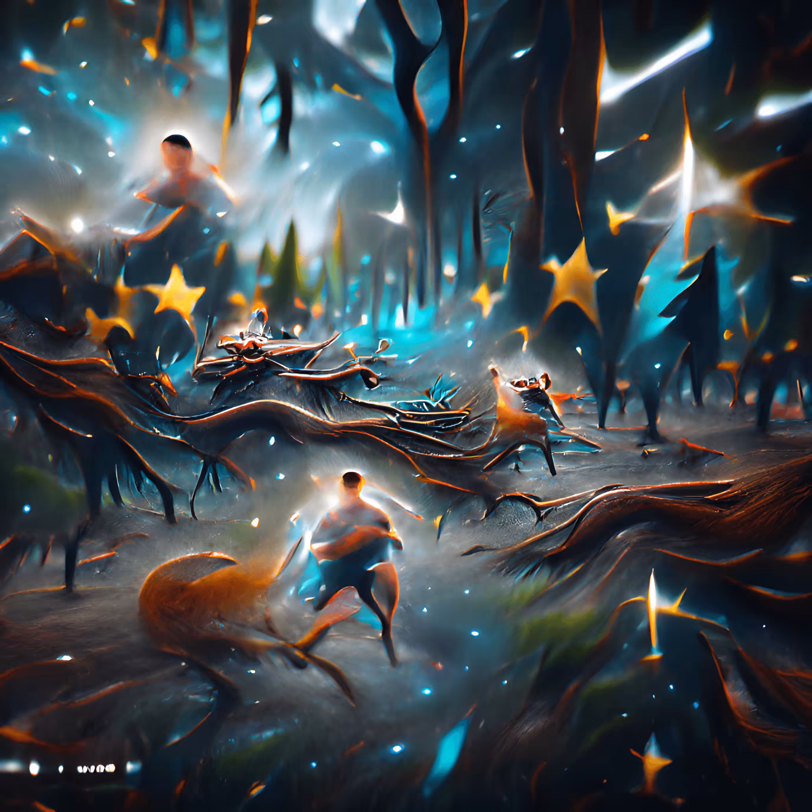 Running Through the Forest of Stars