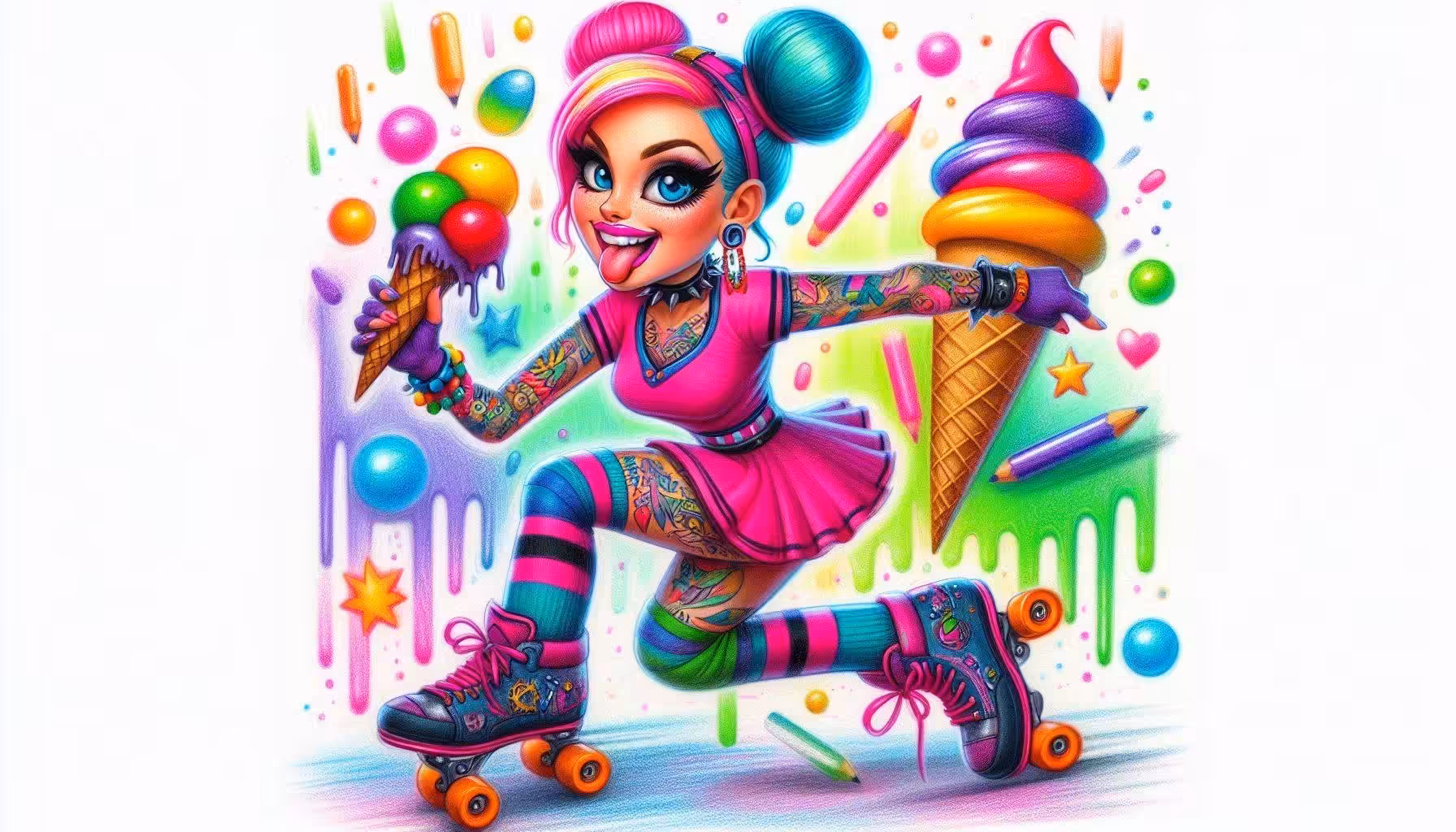 Ice Cream Skating
