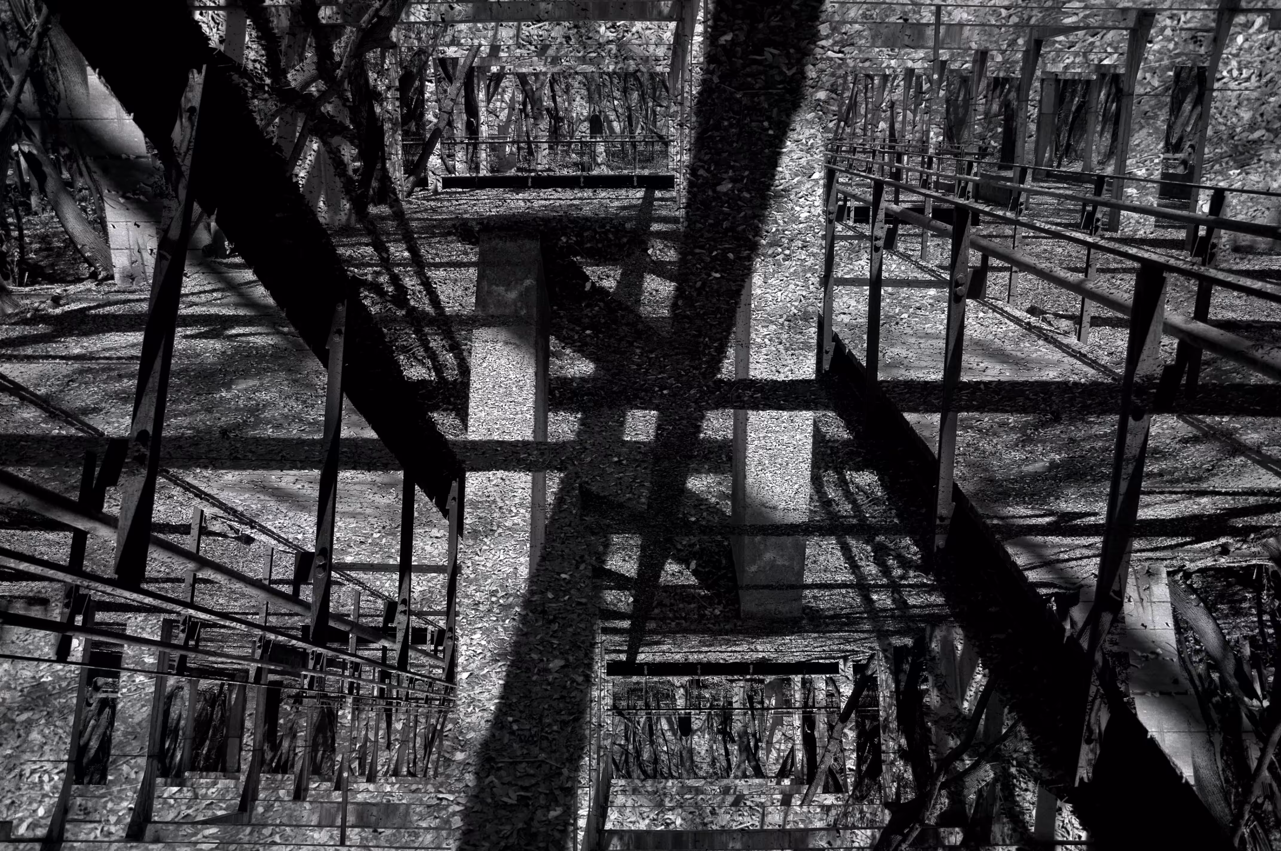 Quadratic composition of melancholic space 