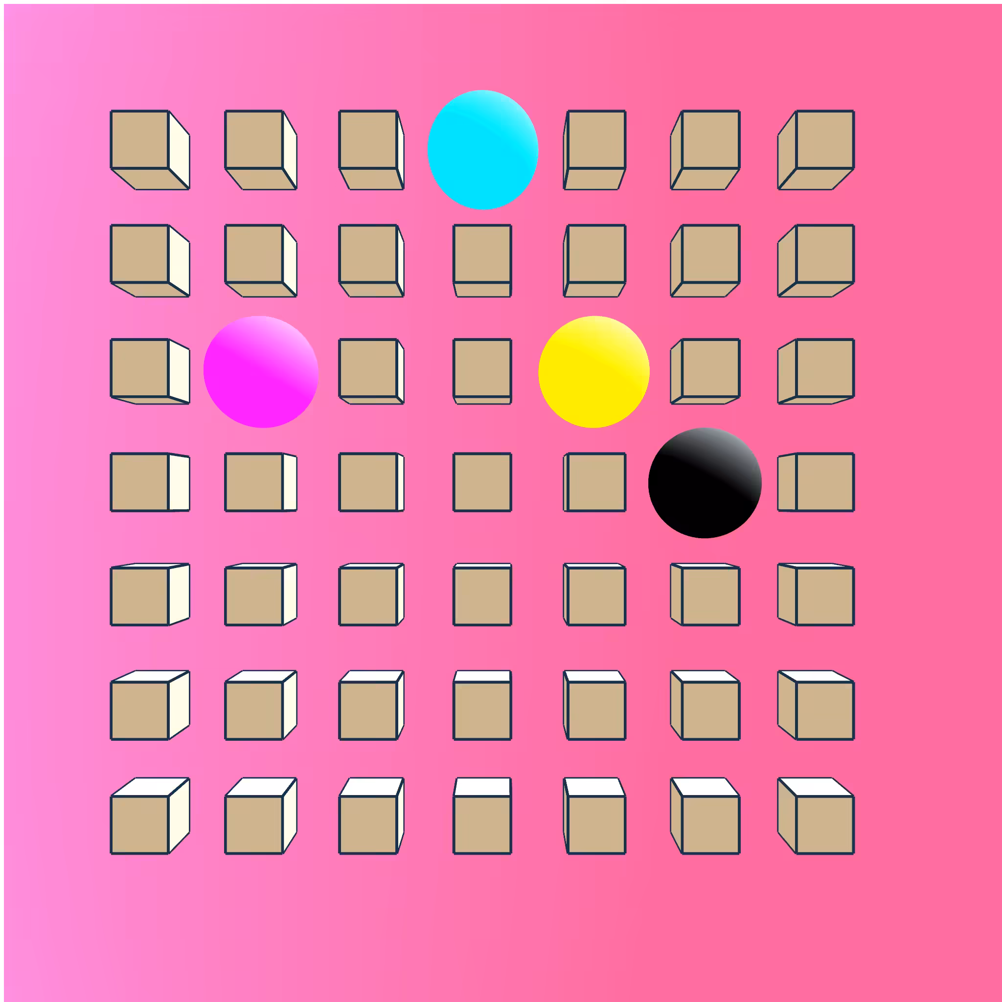 Cyan Magenta Yellow blacK #4