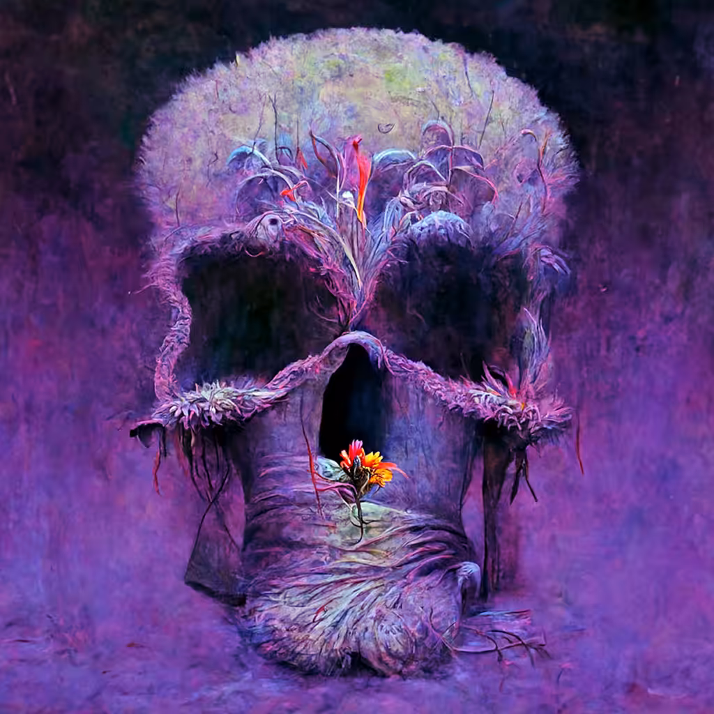 Skull, Purple