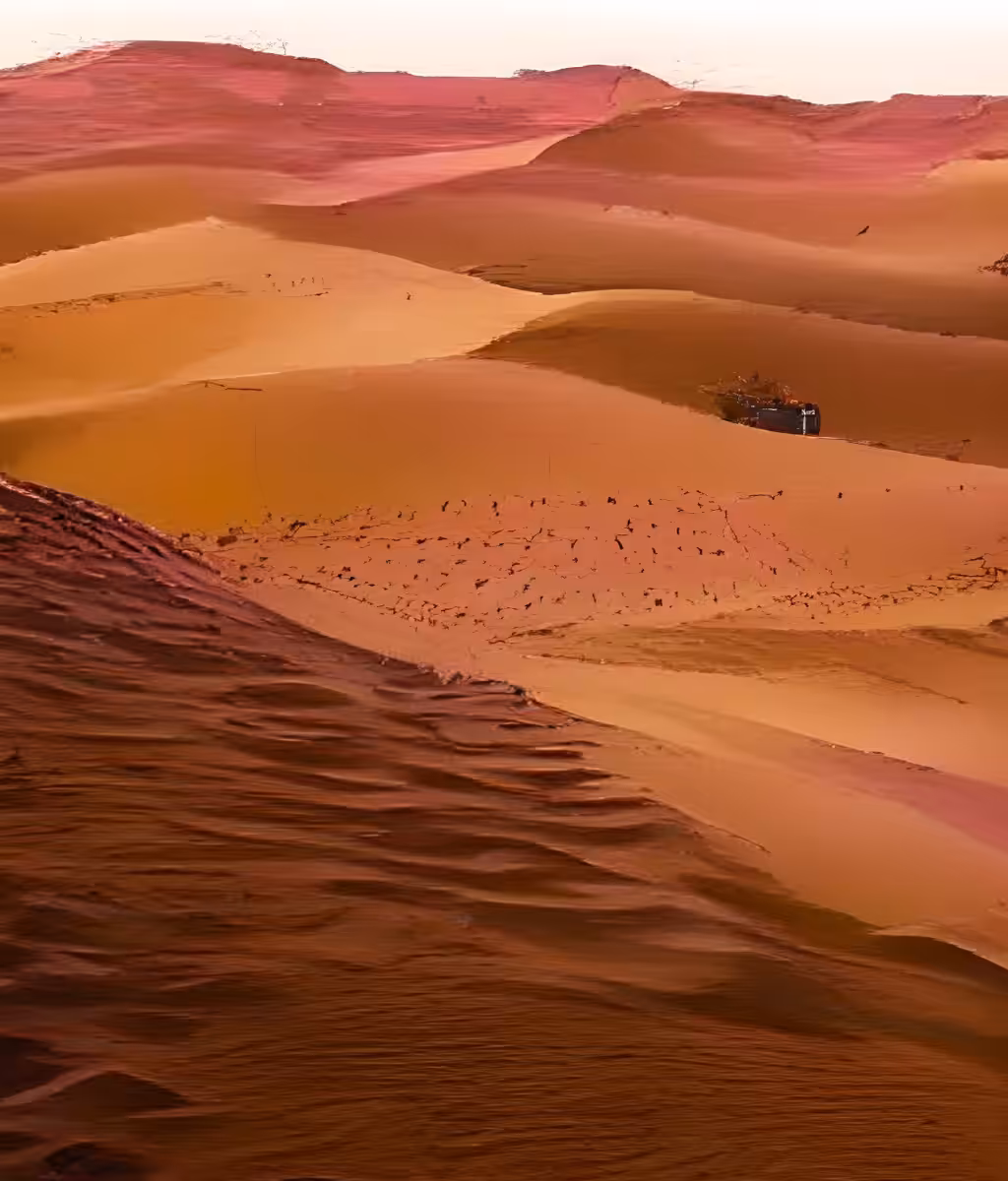 The world of existence: sea of sand