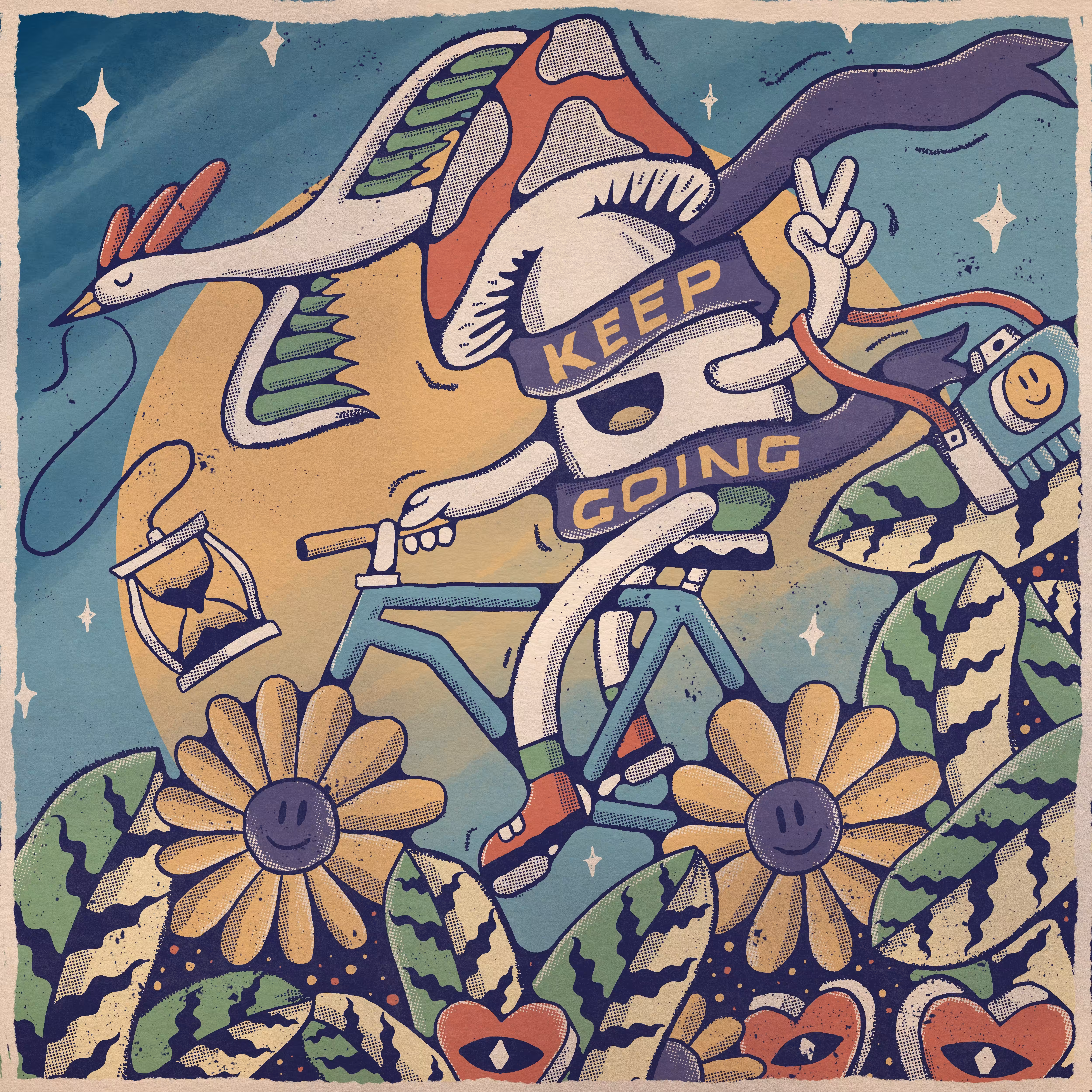 Skitchism Art: Keep Going