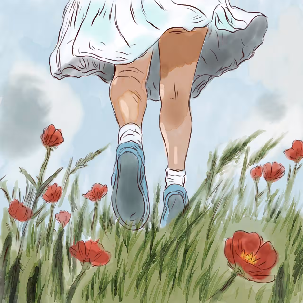 Watercolor summer