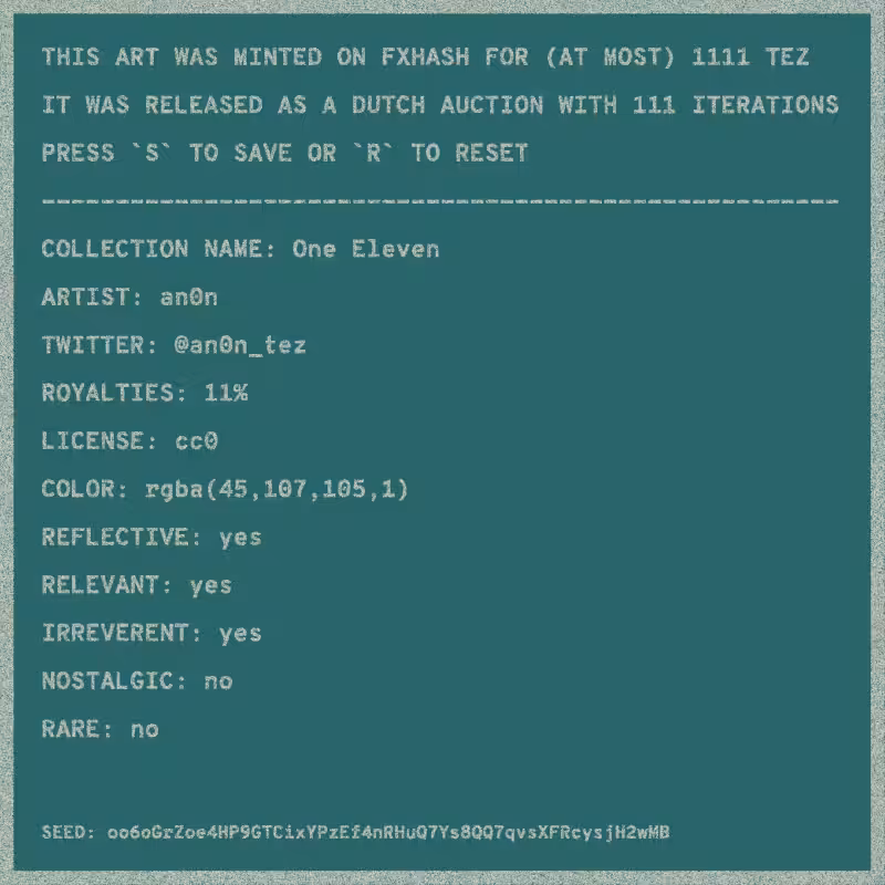 One Eleven #68