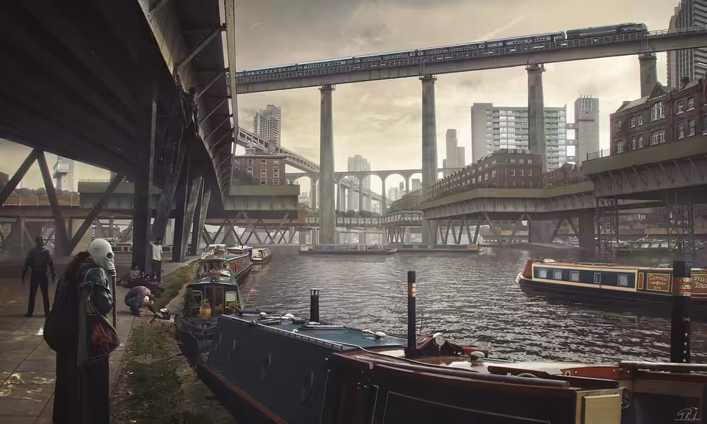 Flooded London