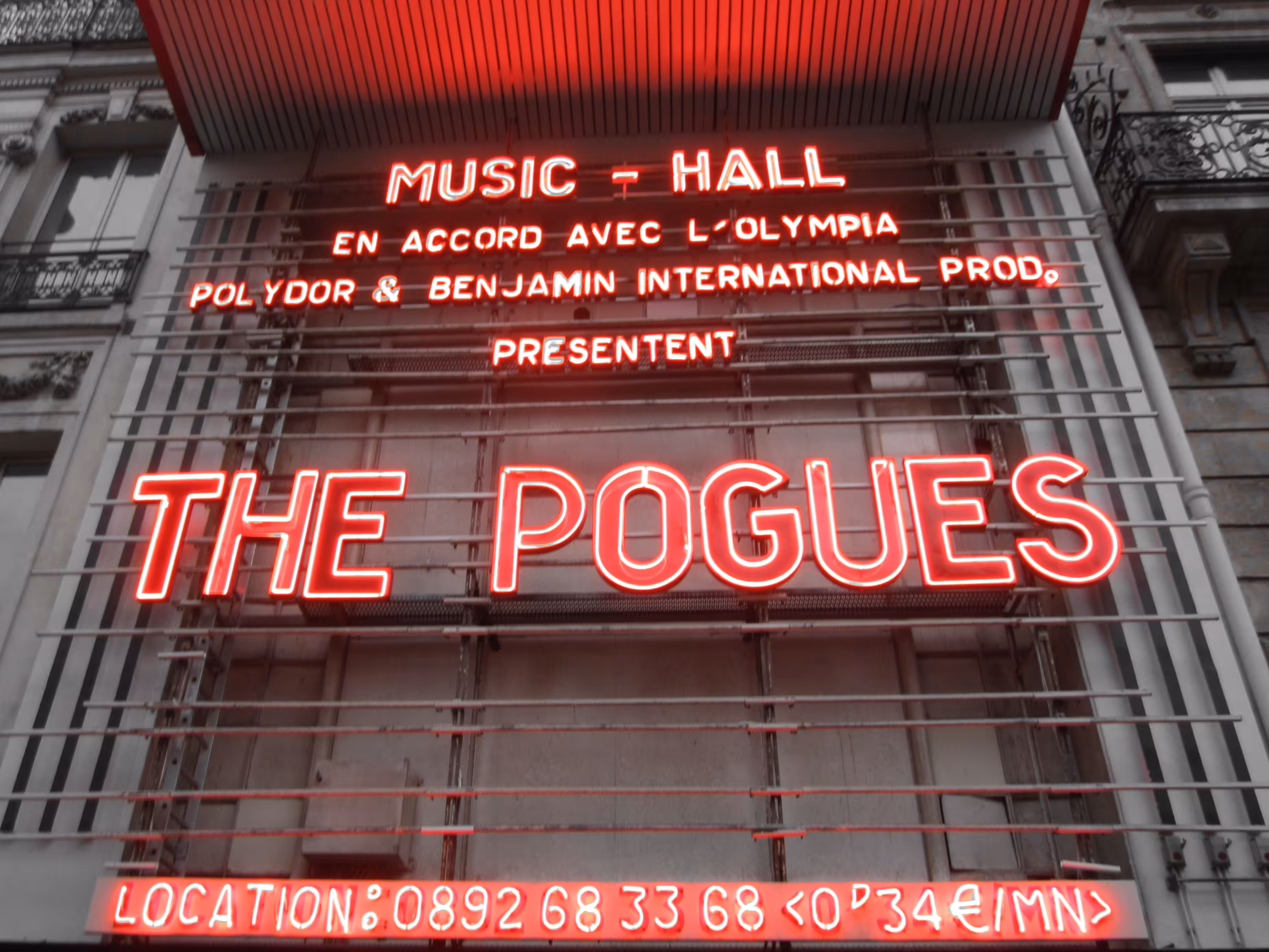 The Pogues live at the Olympia