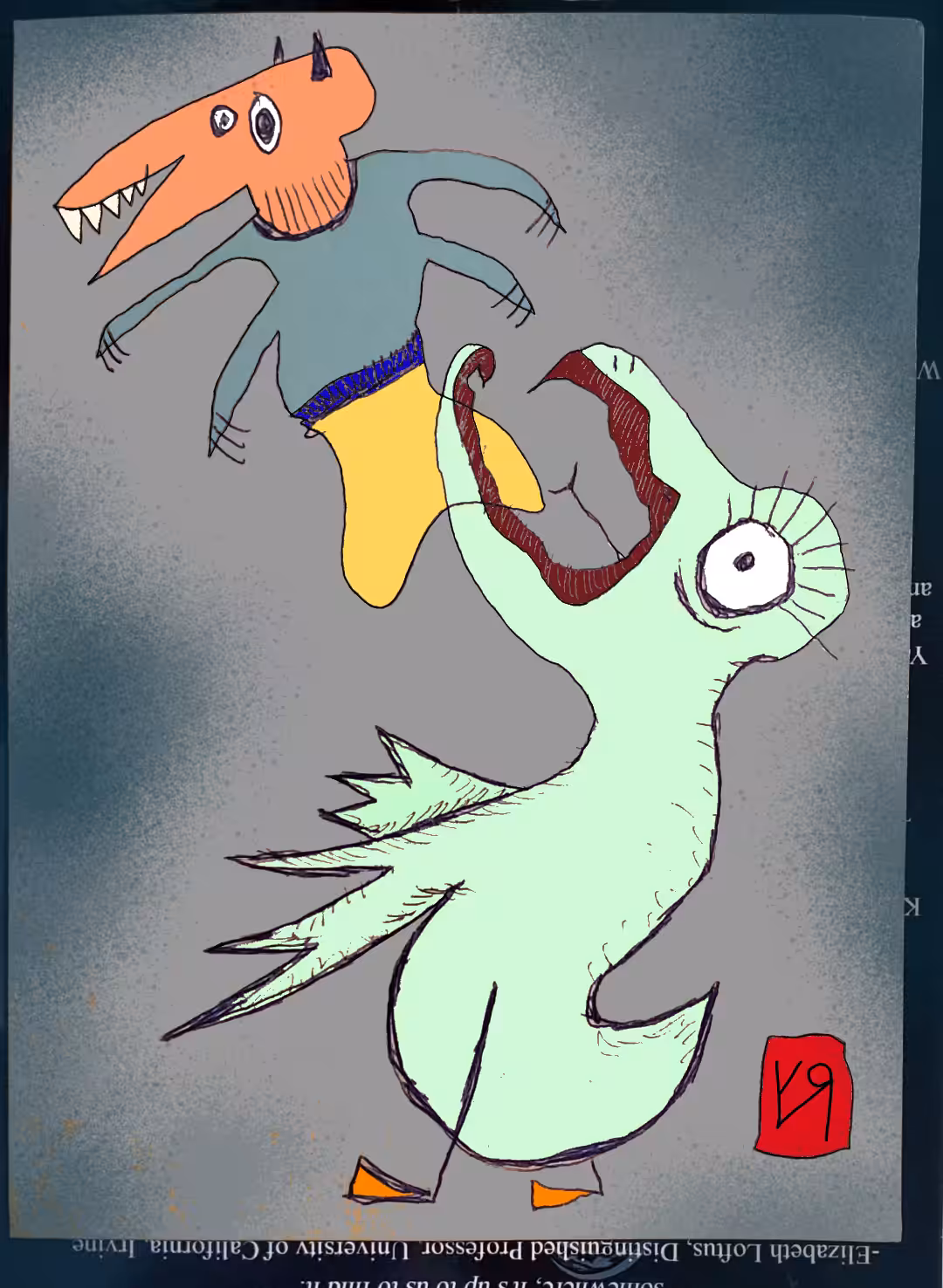 Post-Apocalypse ARTZ: "Emotional Outburst" by Richard F. Yates (Holy Fool)