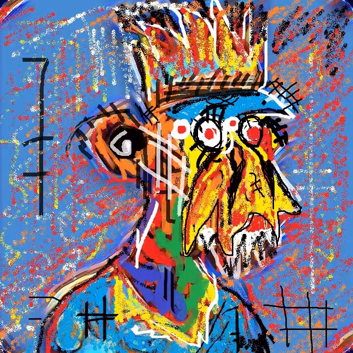 basquiat mutant apes #7