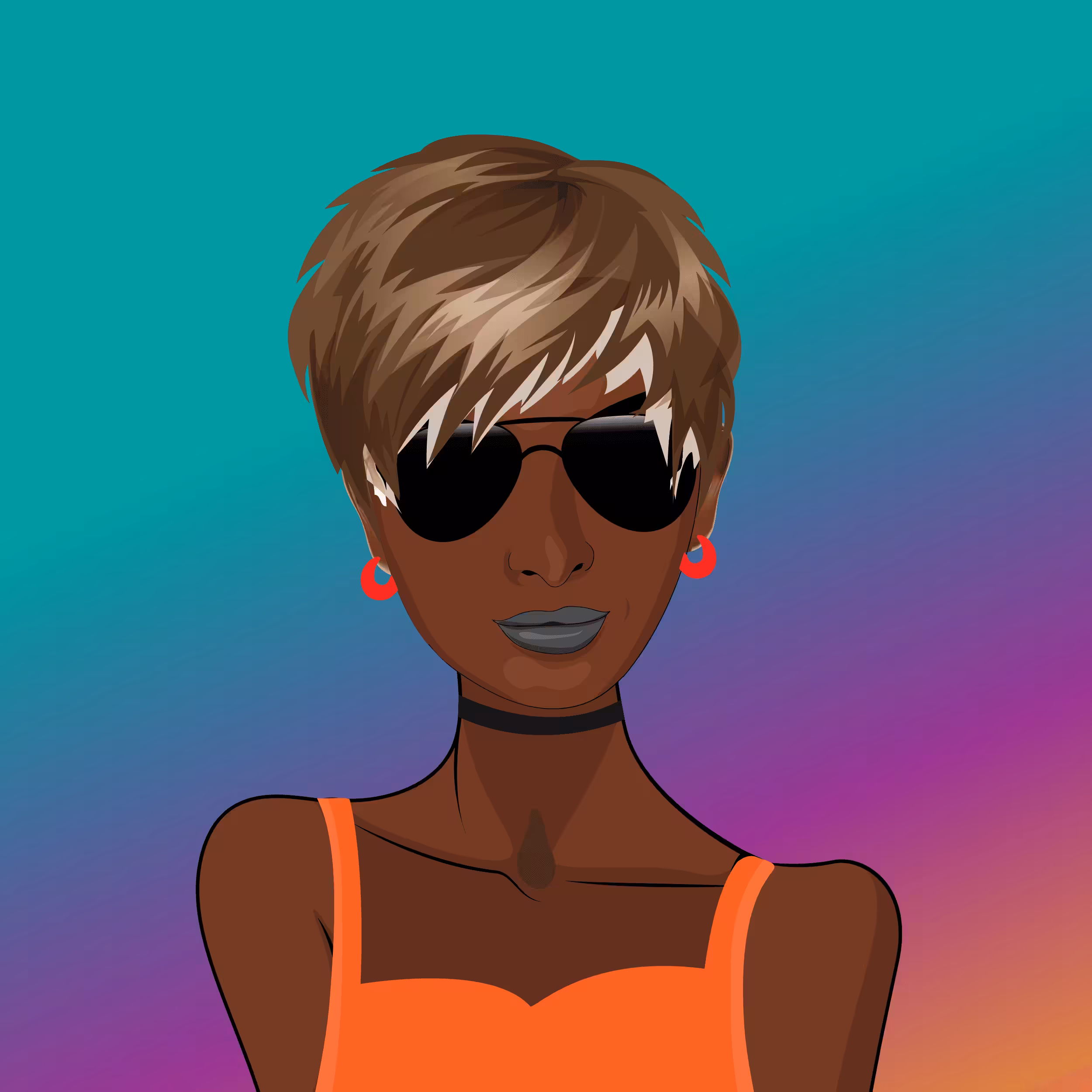 Cool Lady #1218