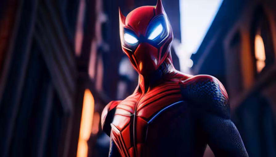 moving artwork: A man or the spider