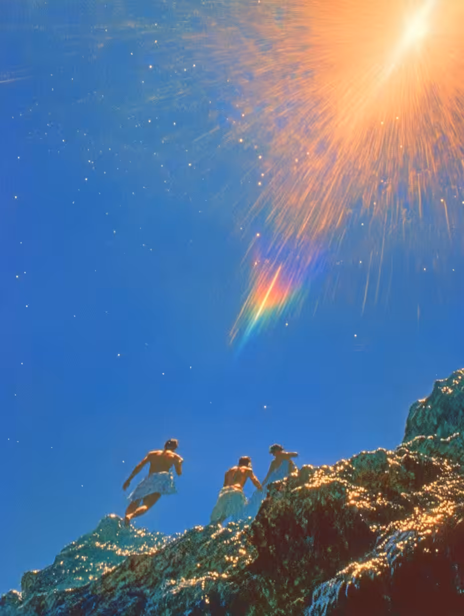 Ascension Towards the Light 