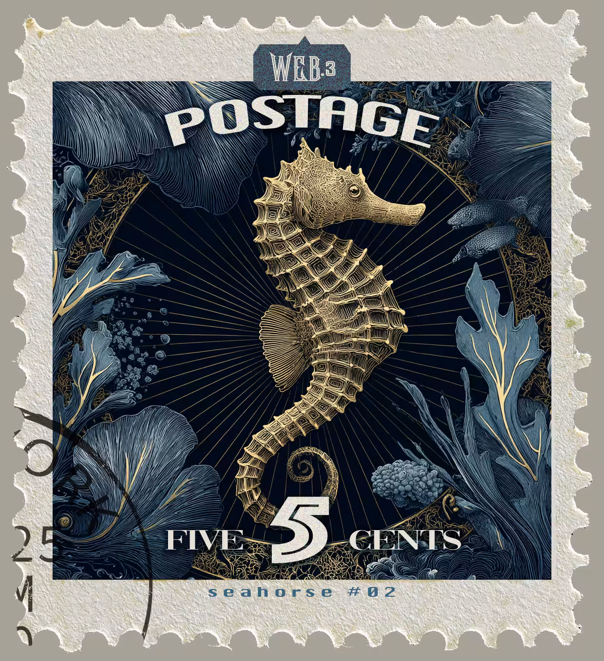 Web3 Stamps: Seahorse #02
