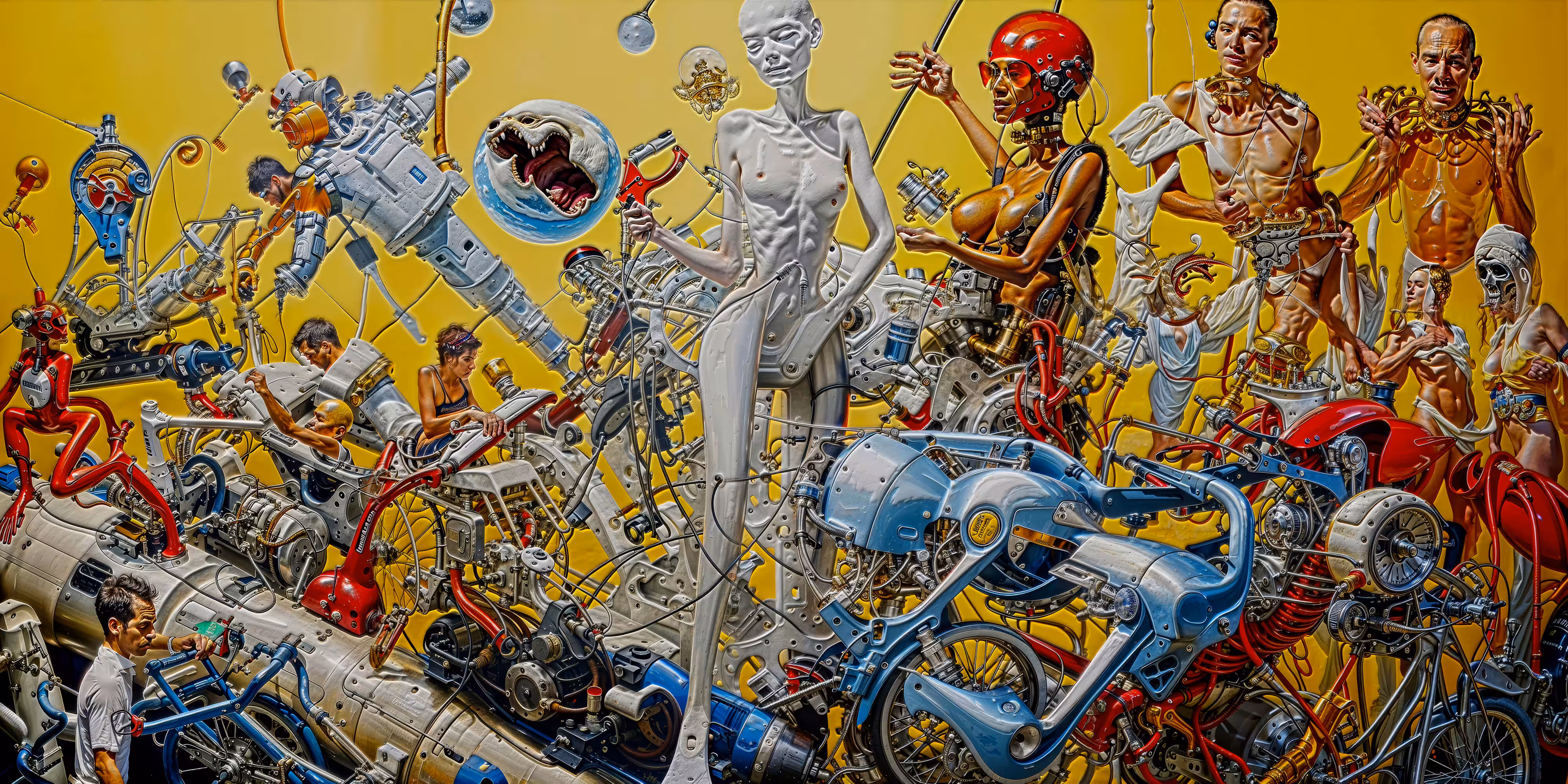 The Infinite Universe: Yellow Backdrop