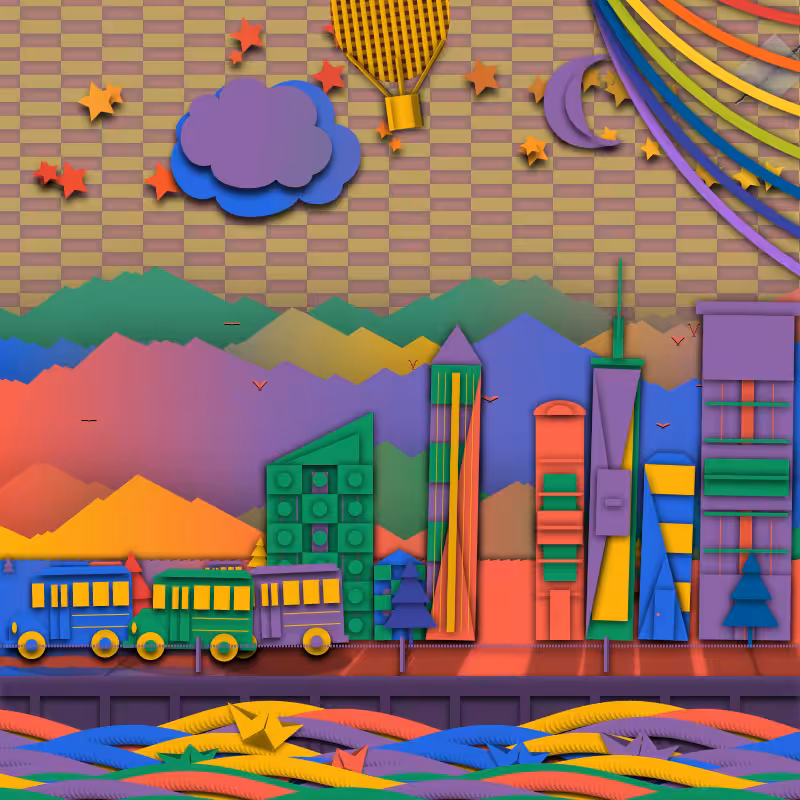 Paper Art 2.5D #101