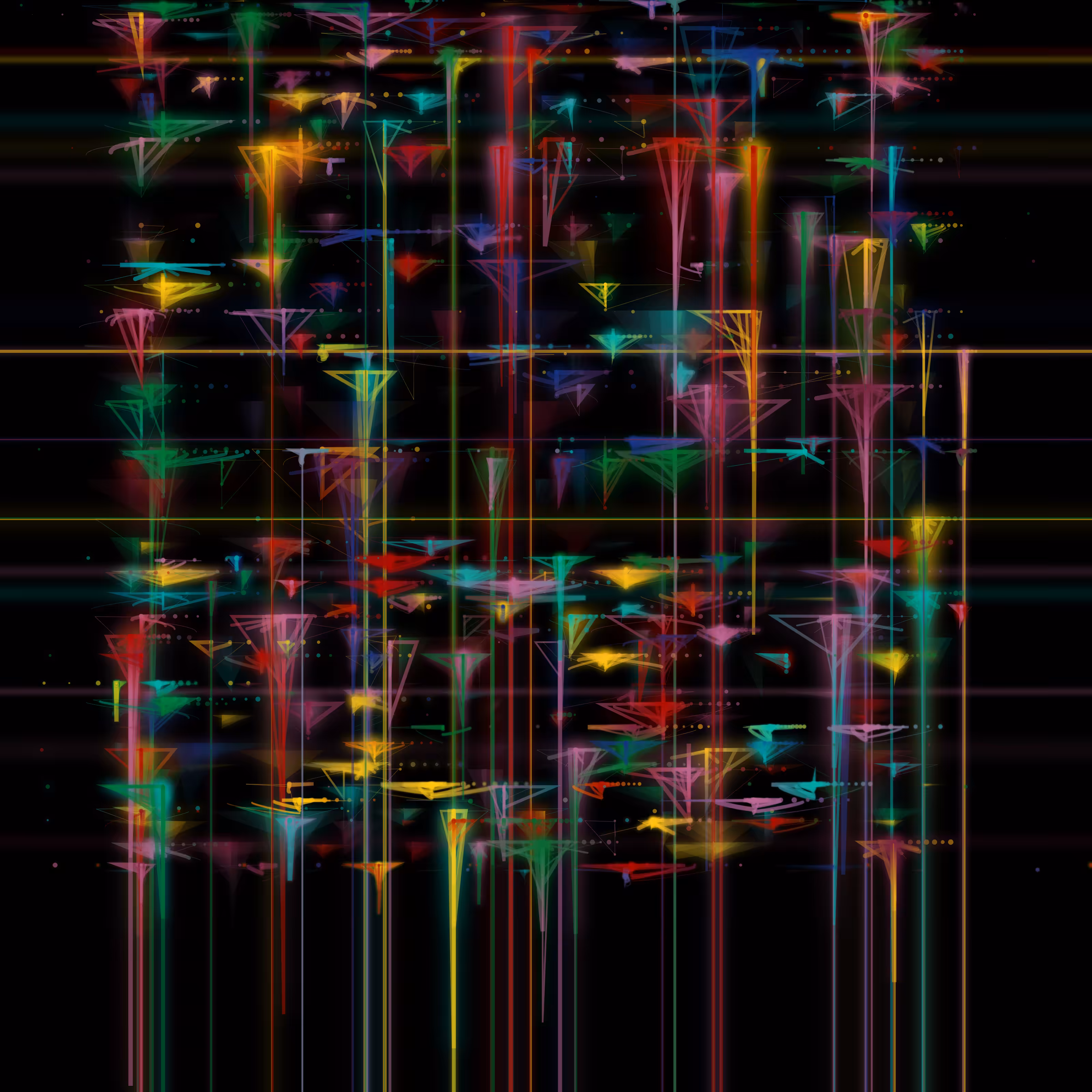 Luminescent Color Mushrooms