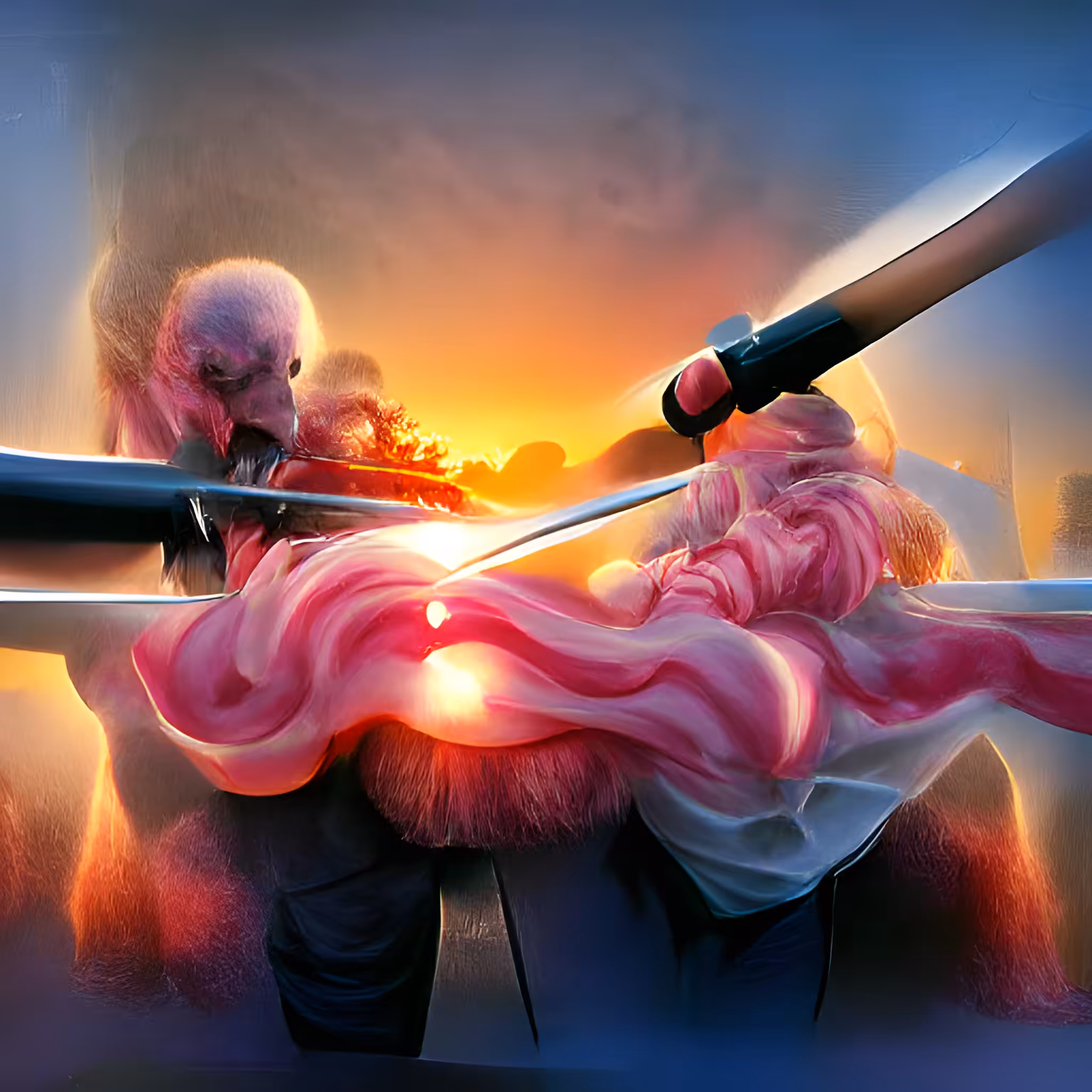 Cotton Candy Katana #05