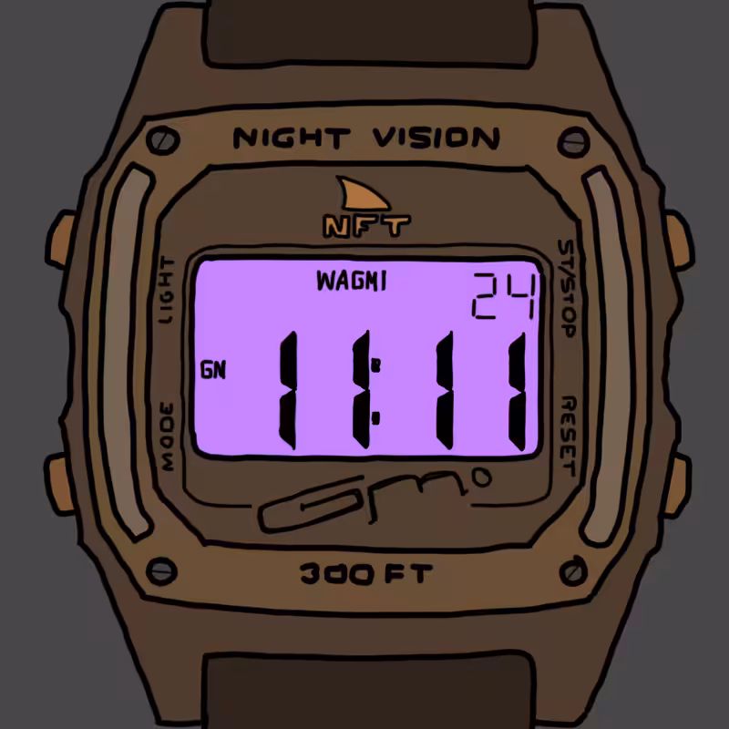 Make a Wish NFT Watch - Colorway #6 - Night Vision On
