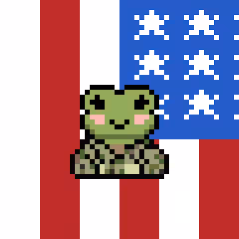 Memorial Day Frog