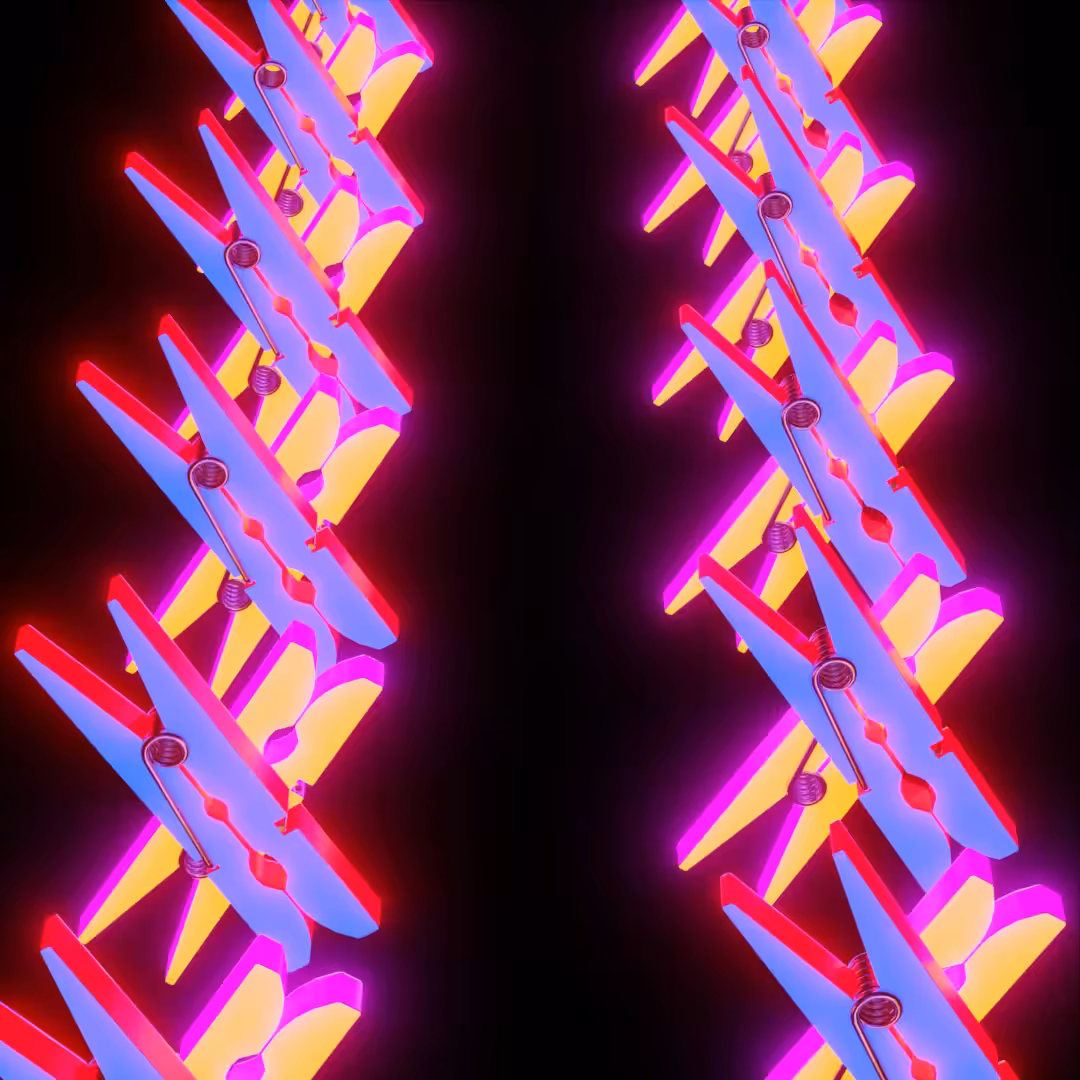 Luminous Clothespins