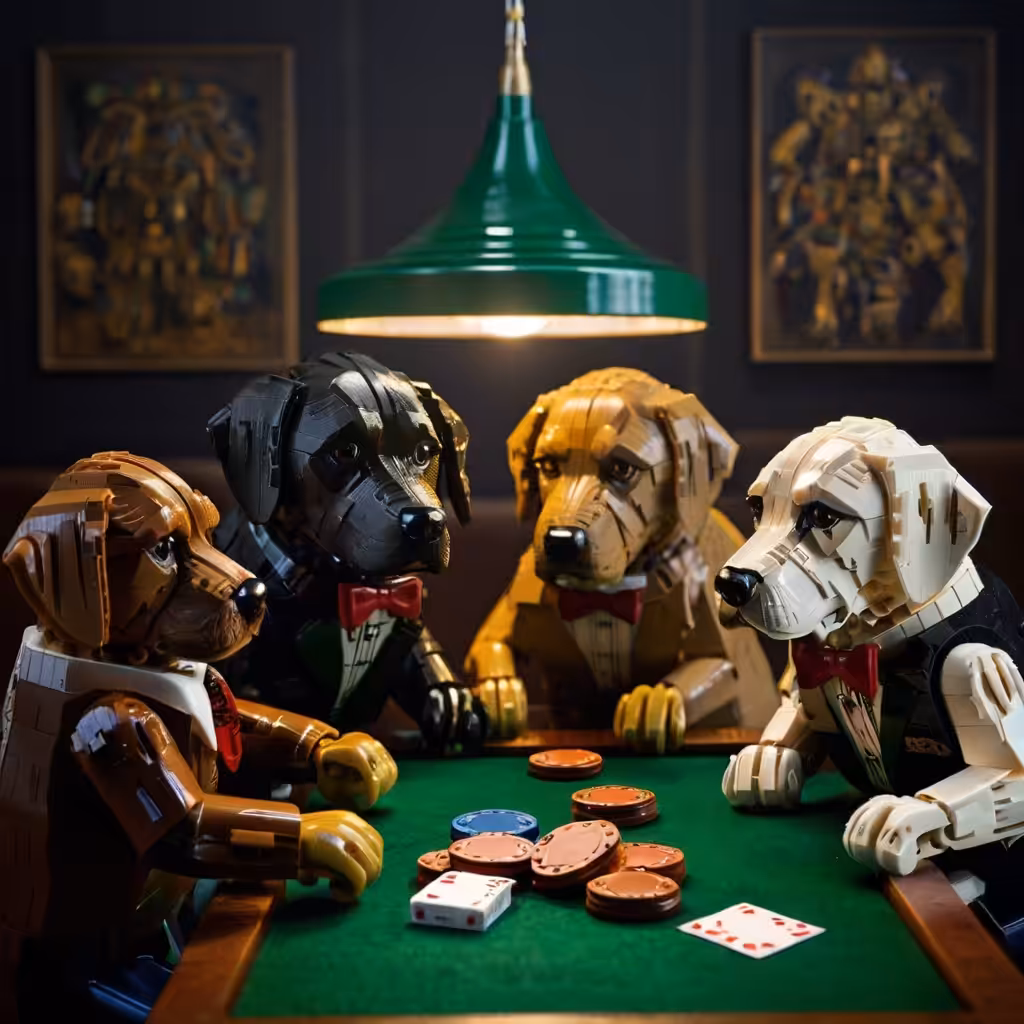  Dogs Playing Poker