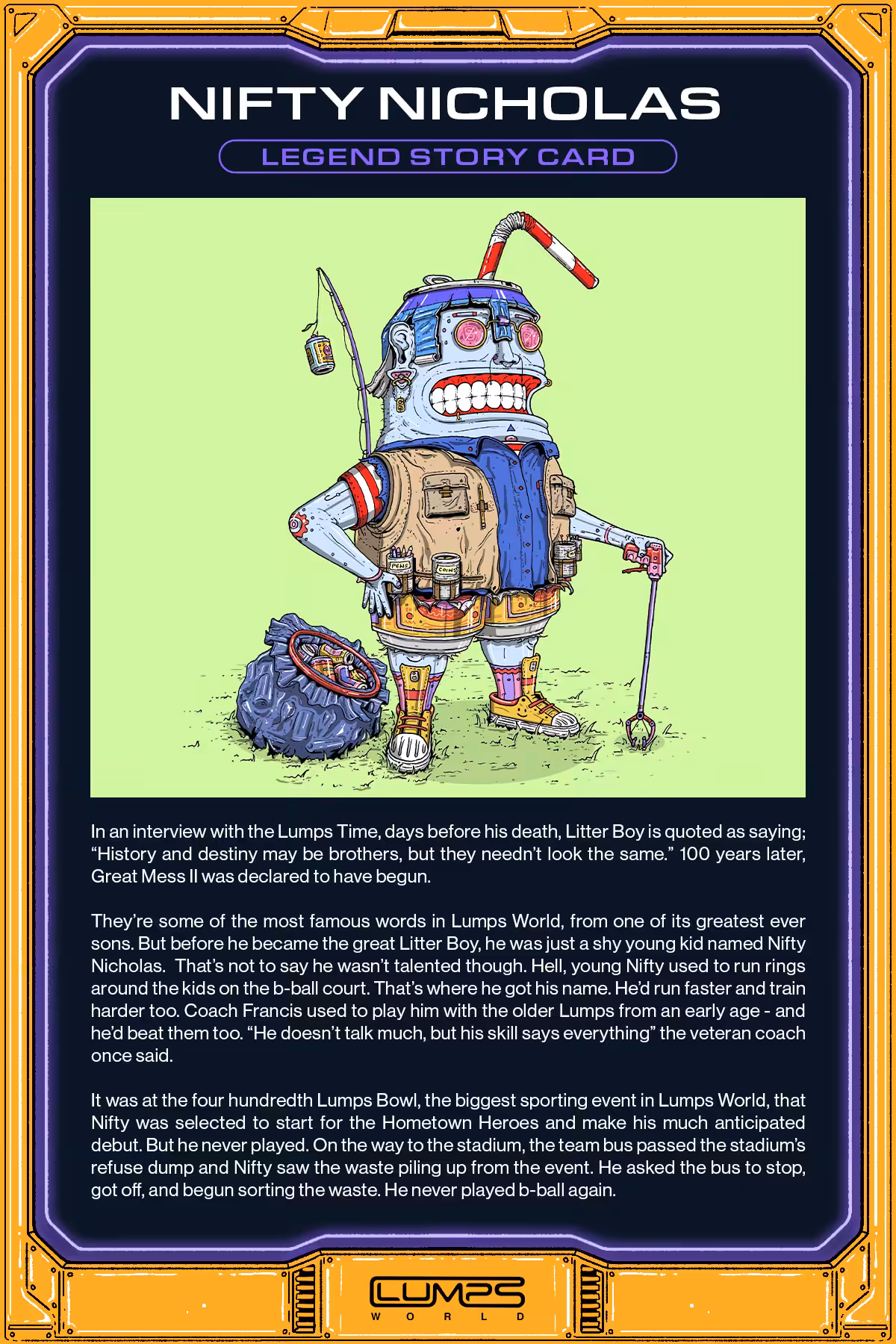 Nifty Nicholas Story Card