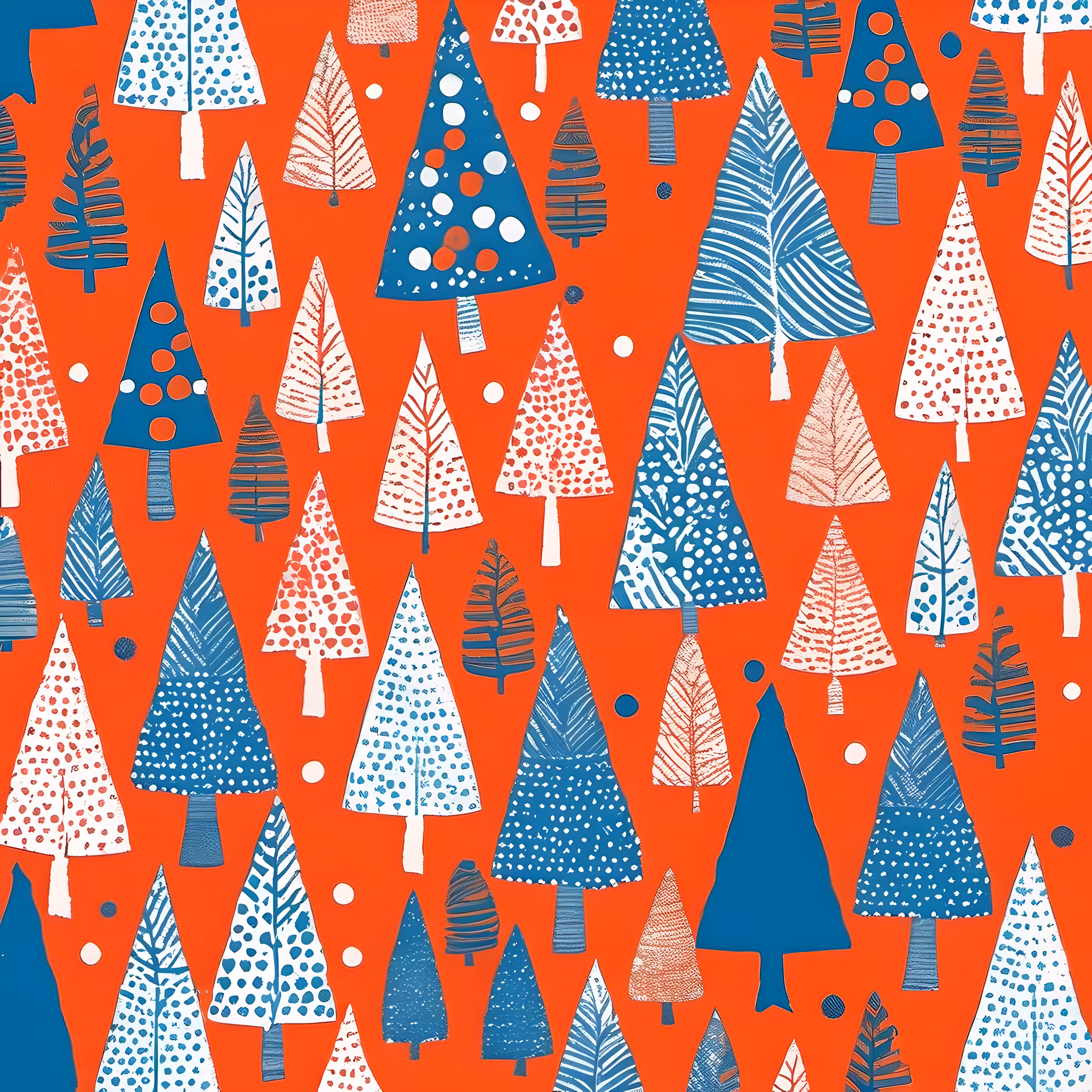 Riso Festive Trees #23