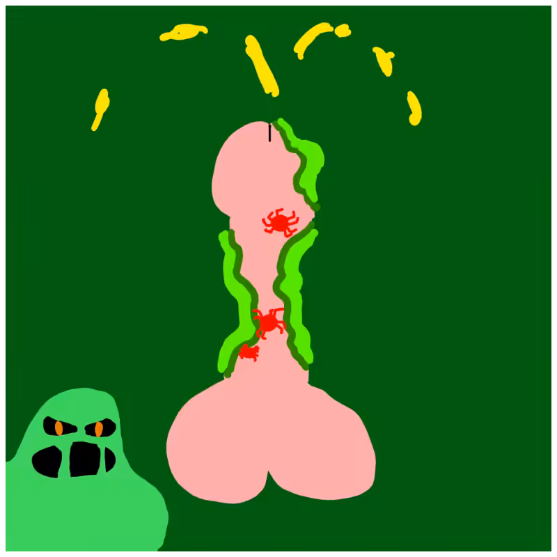 Decayed Dickgenerative Art #87