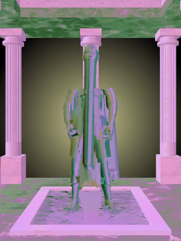 HeavenComputer: The Indifferent Stealth Dark Blue Woman #5265