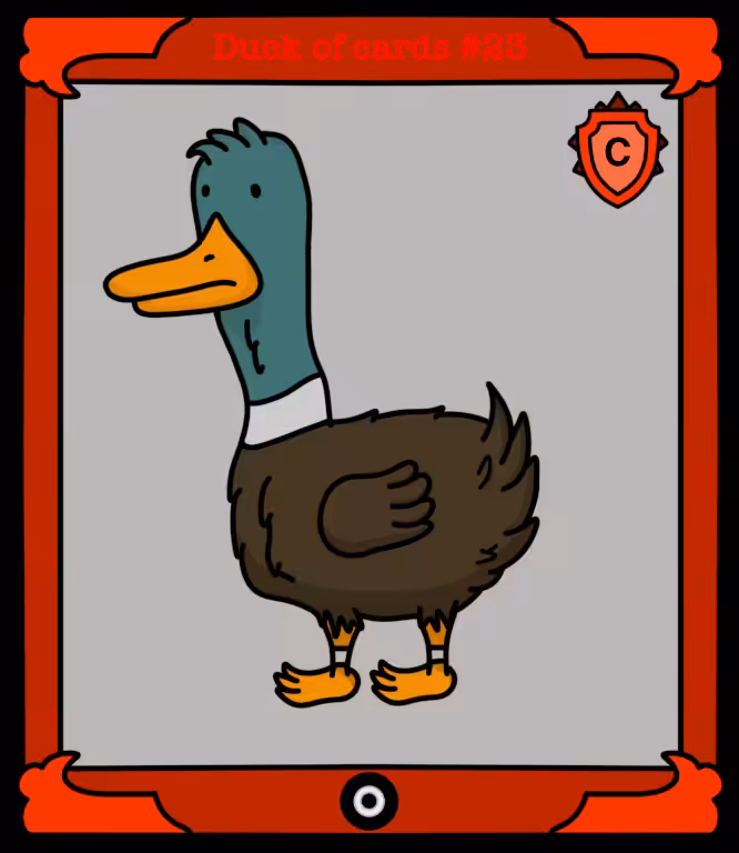 Duck of cards #23
