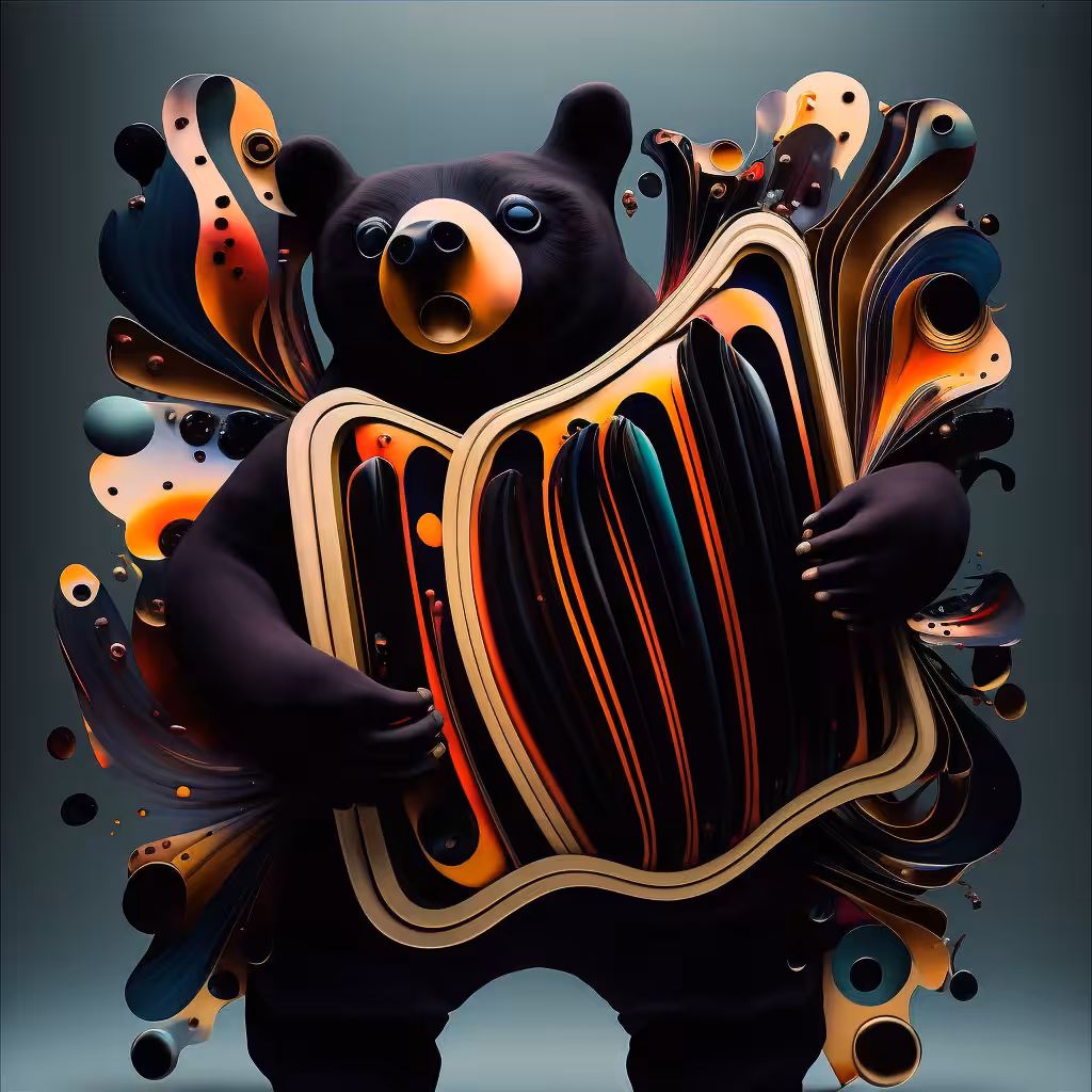 Accordion Bear #1
