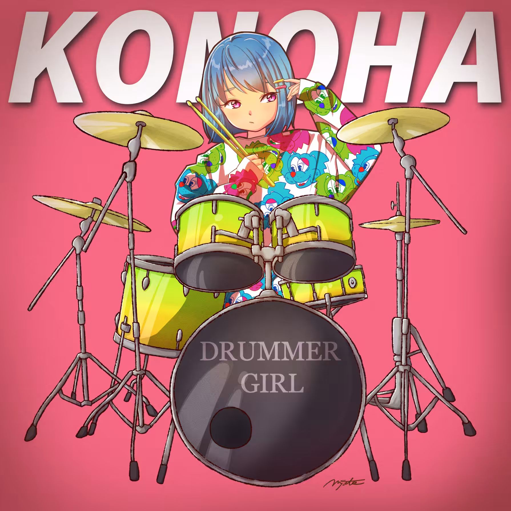 Drummer Girl #008 "KONOHA"