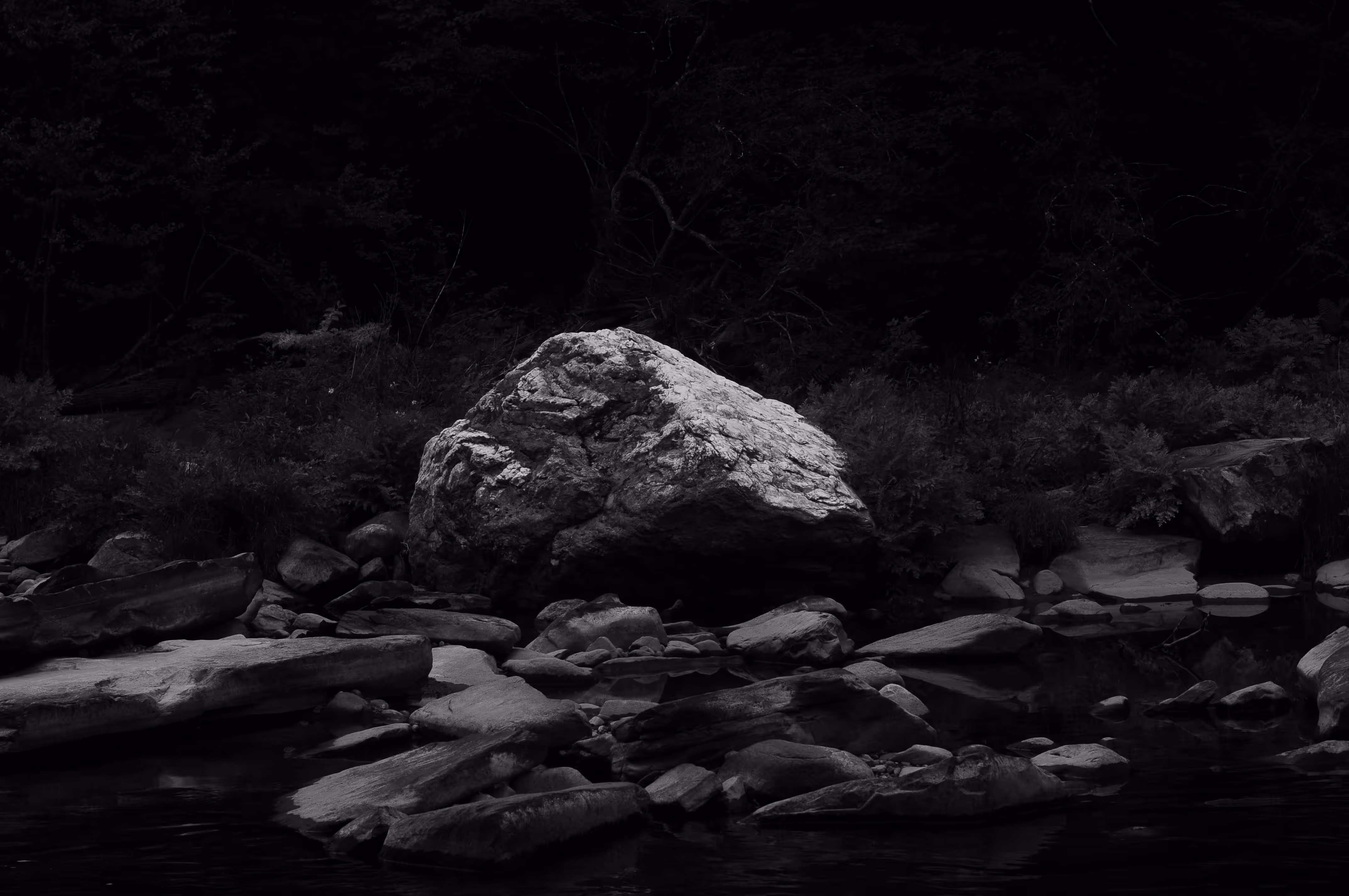 downstream from the gorge