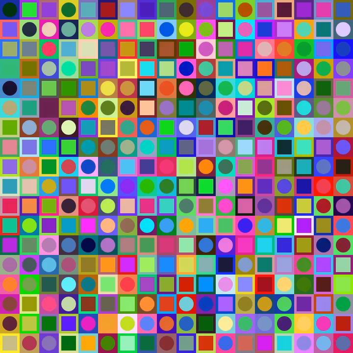 Square Dot Composition #26