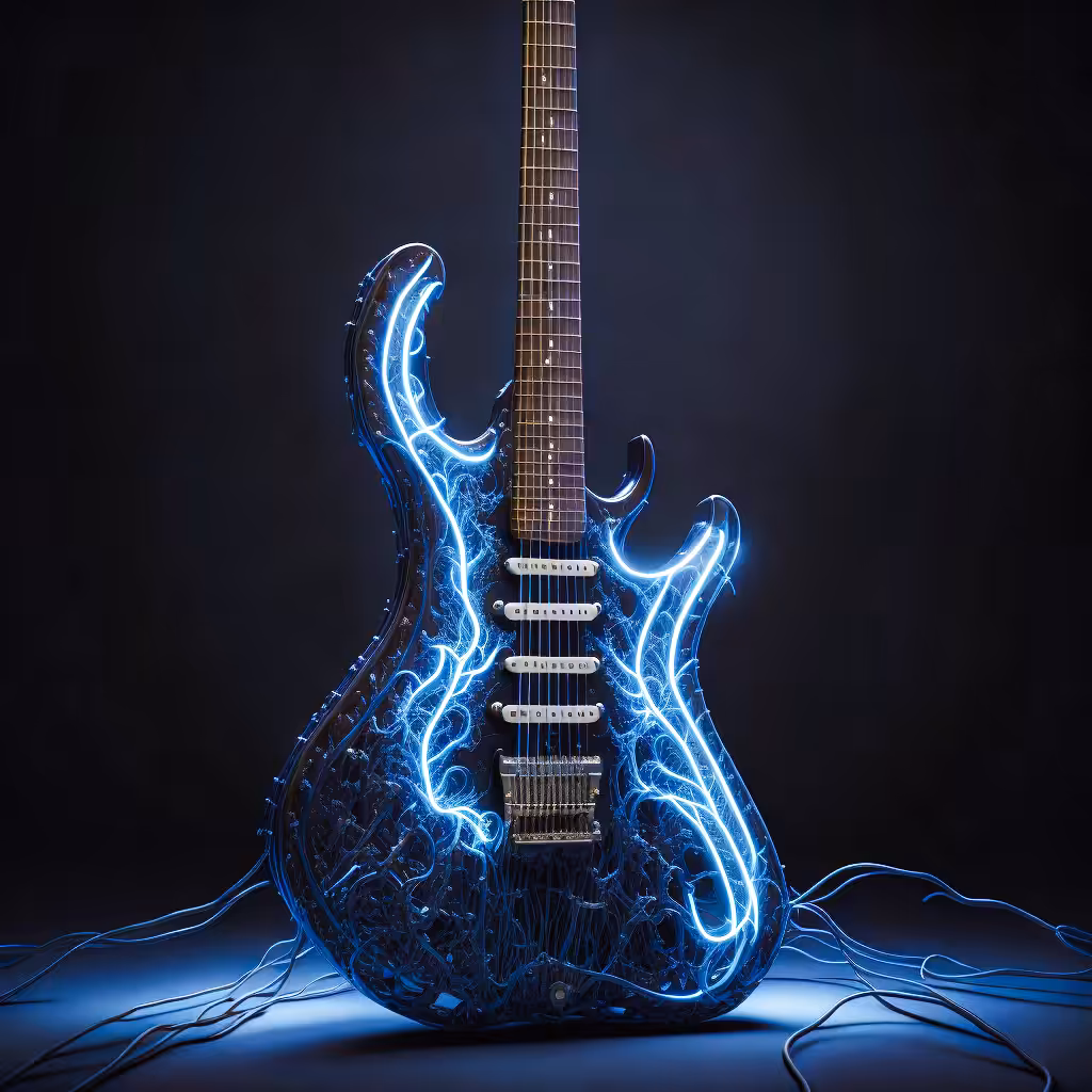 Guitar of Lighted Frets