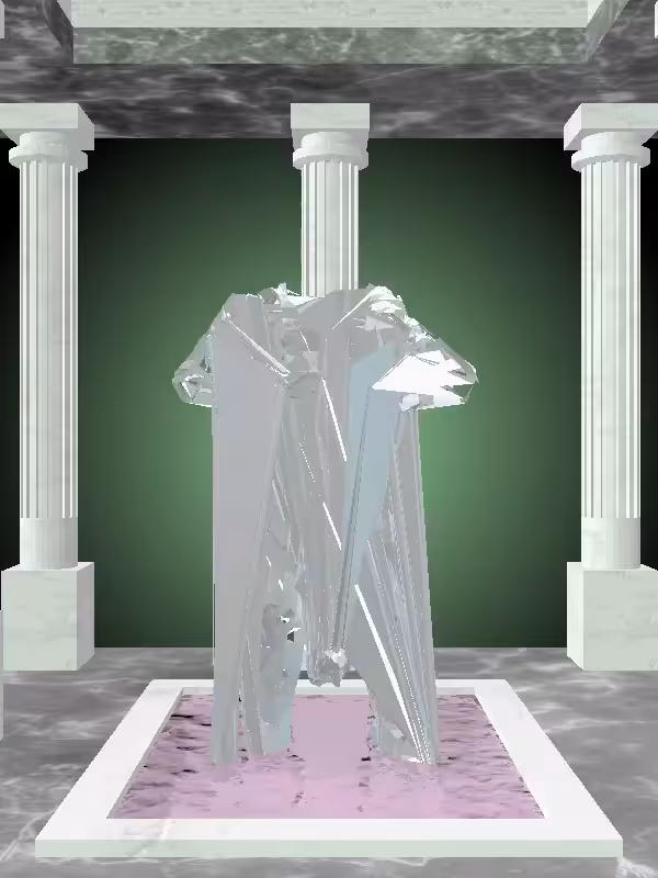 The Fragmented Old Chronos Chrome Woman #7492