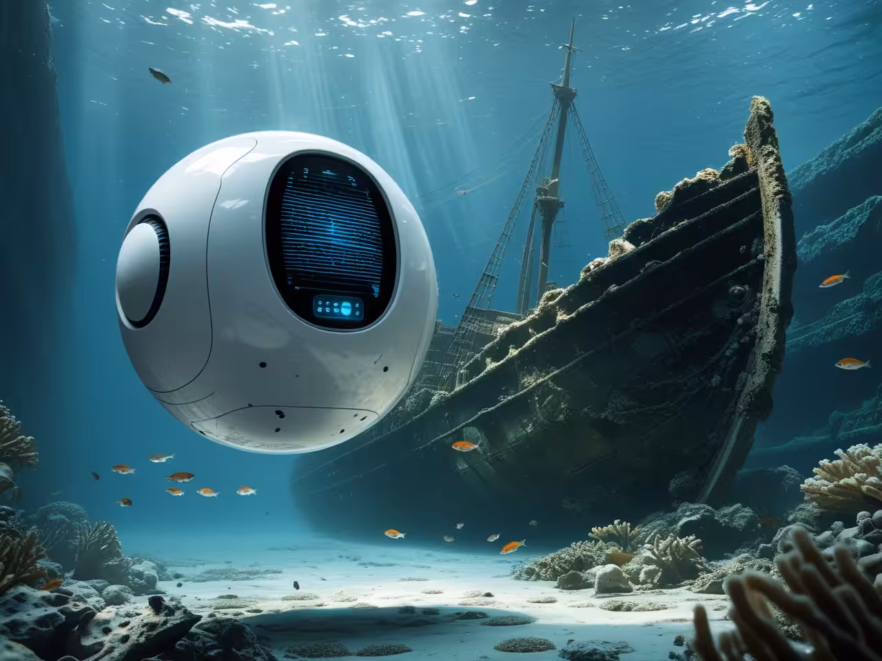 finding ships at the bottom of the sea