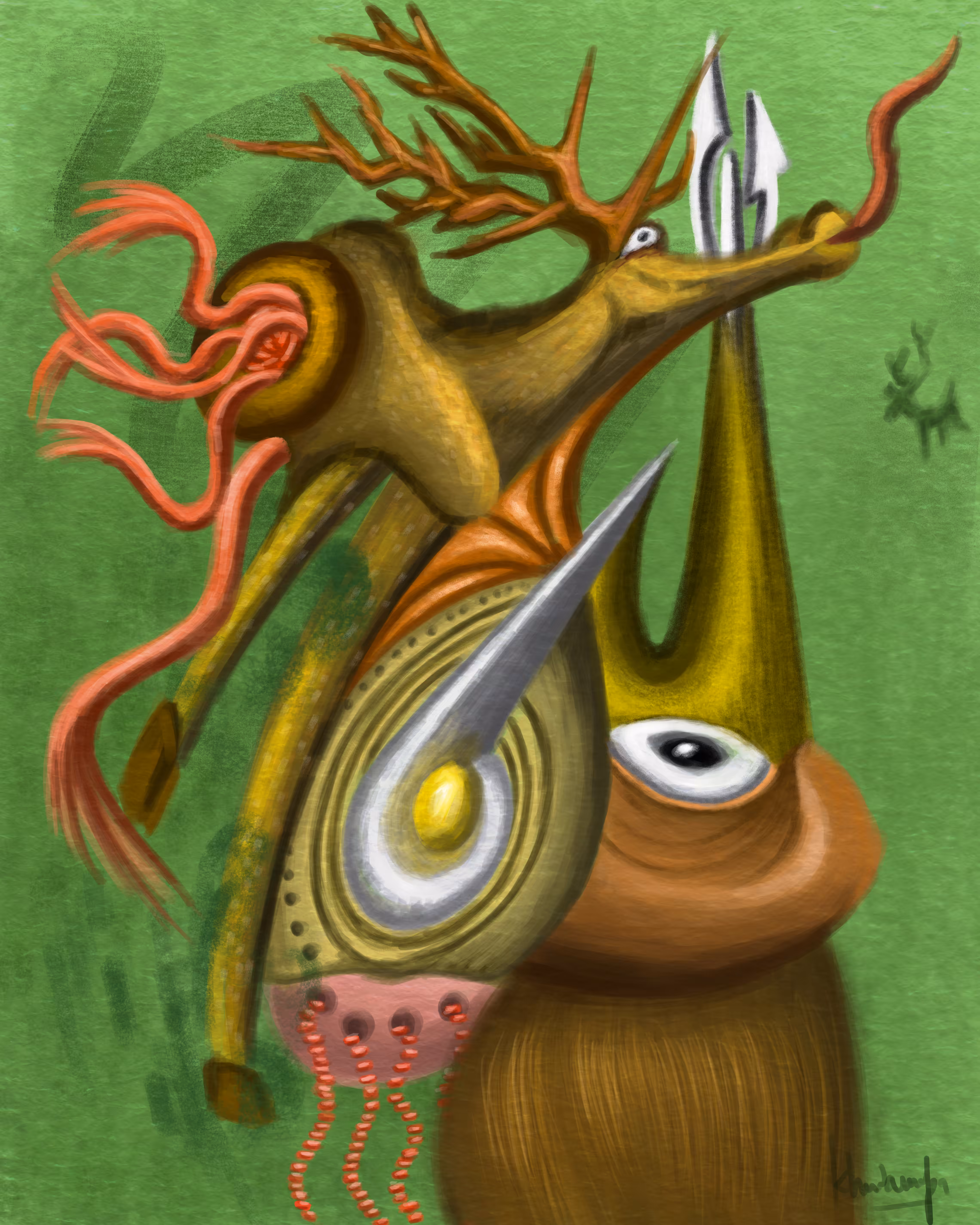 The Deer, The Witch and The Hunter 