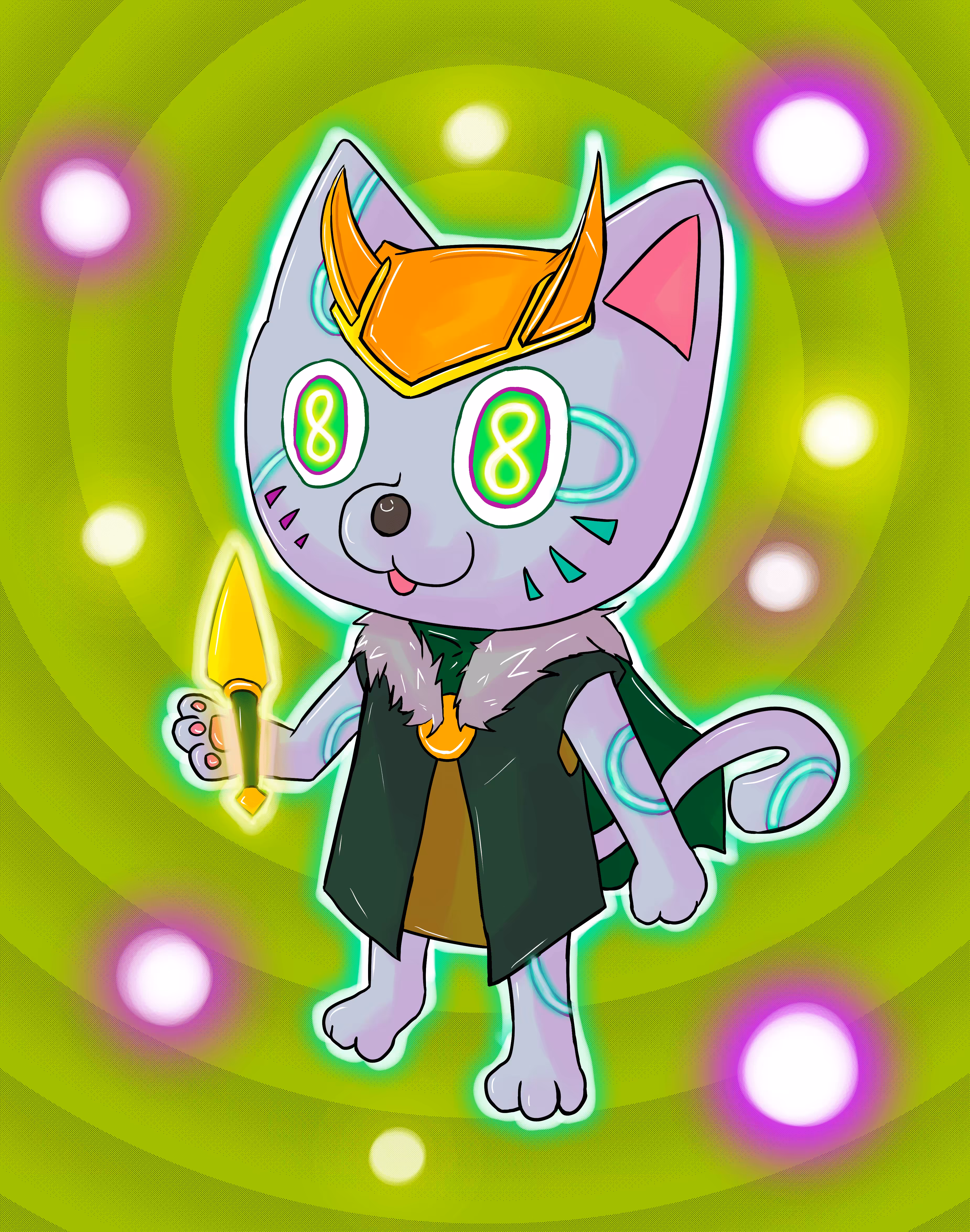 Cyber cat Loki