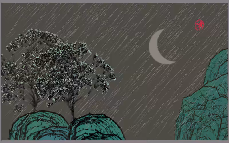 Bloom in the rain #1