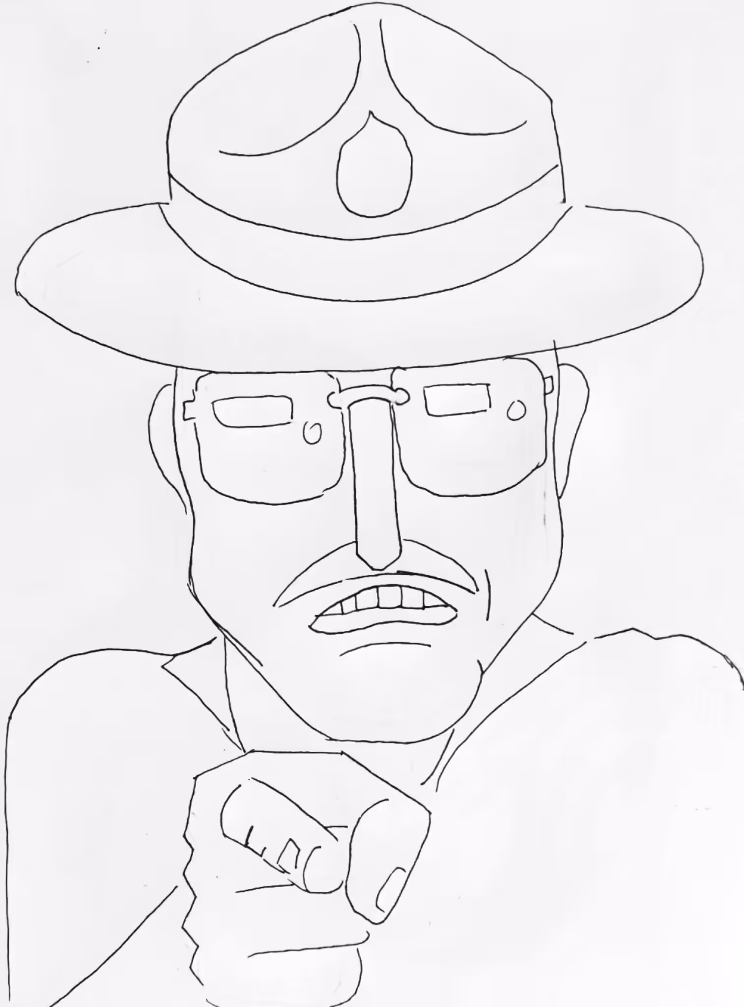 Sgt. Slaughter Blank