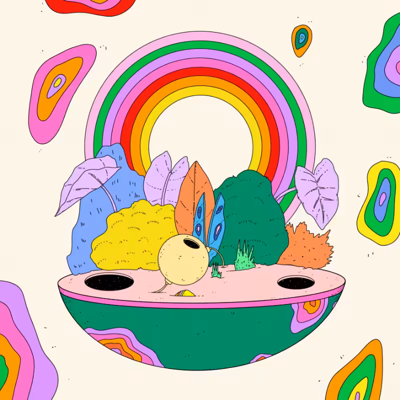 🌈🌴🪐 #243