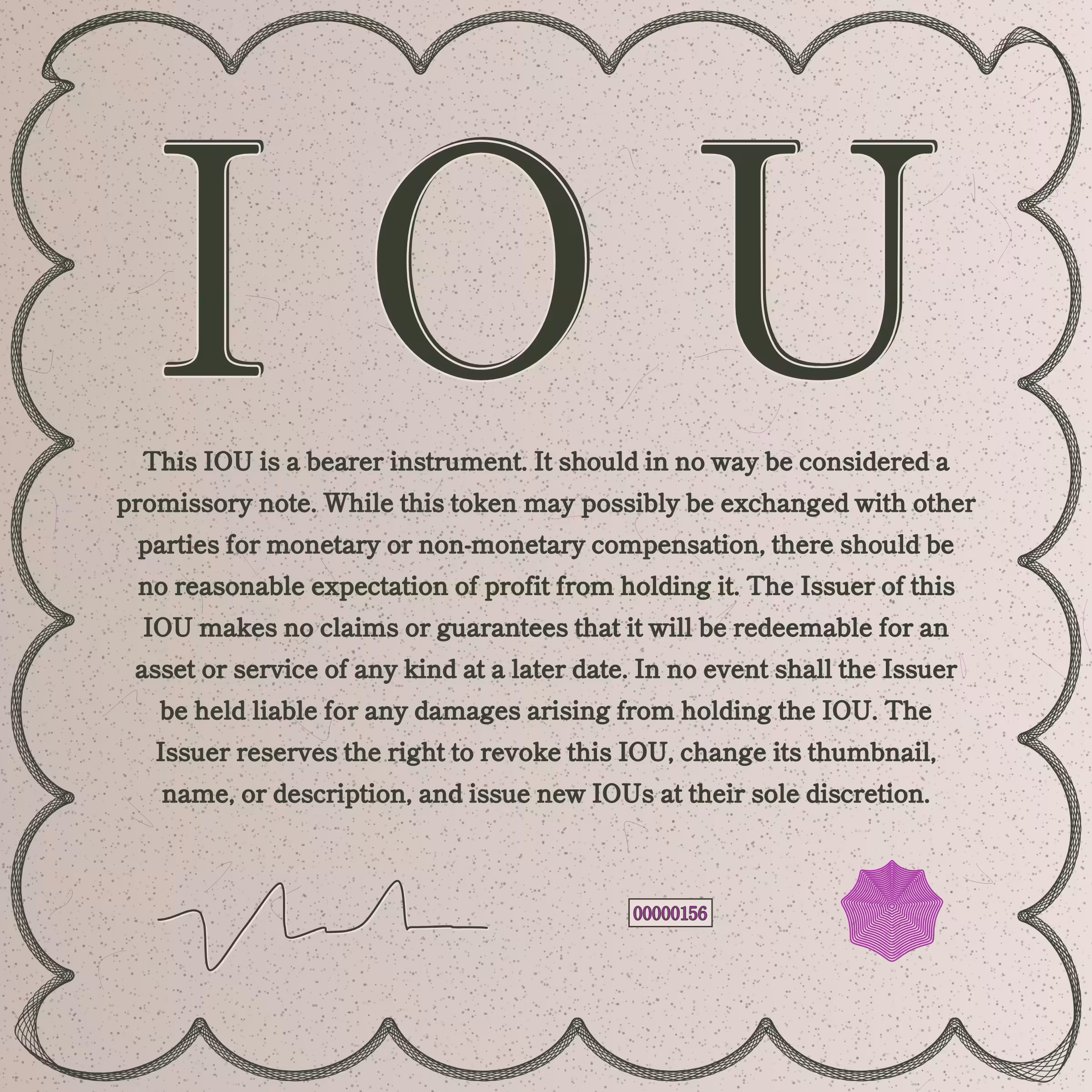 IOU #156