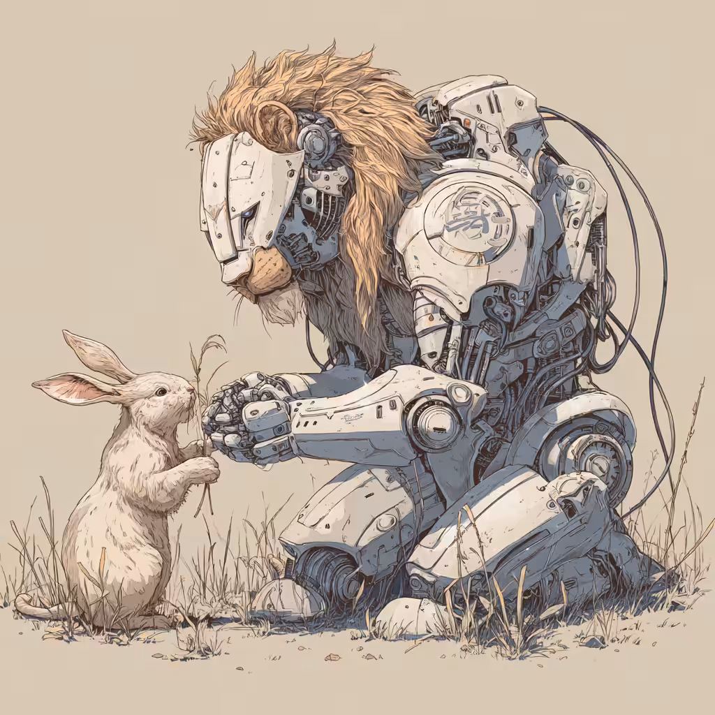 The Lion end the Rabbit