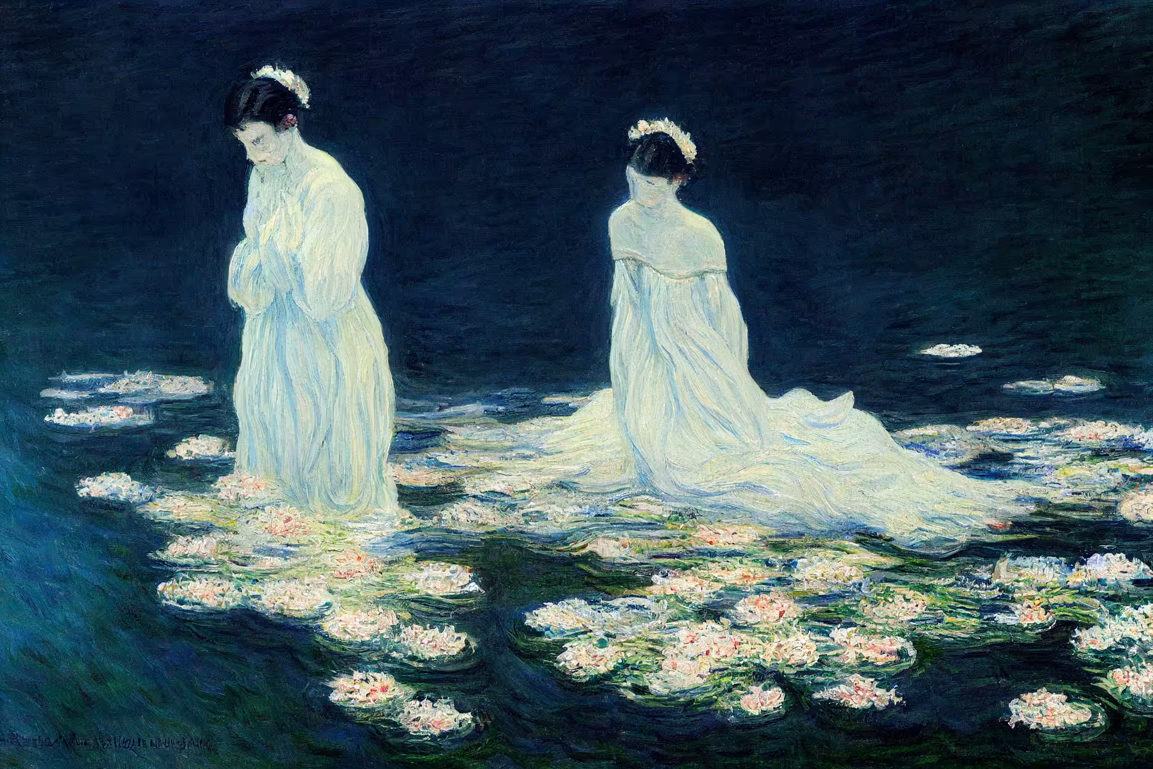 Ladies on the Moonlight Water