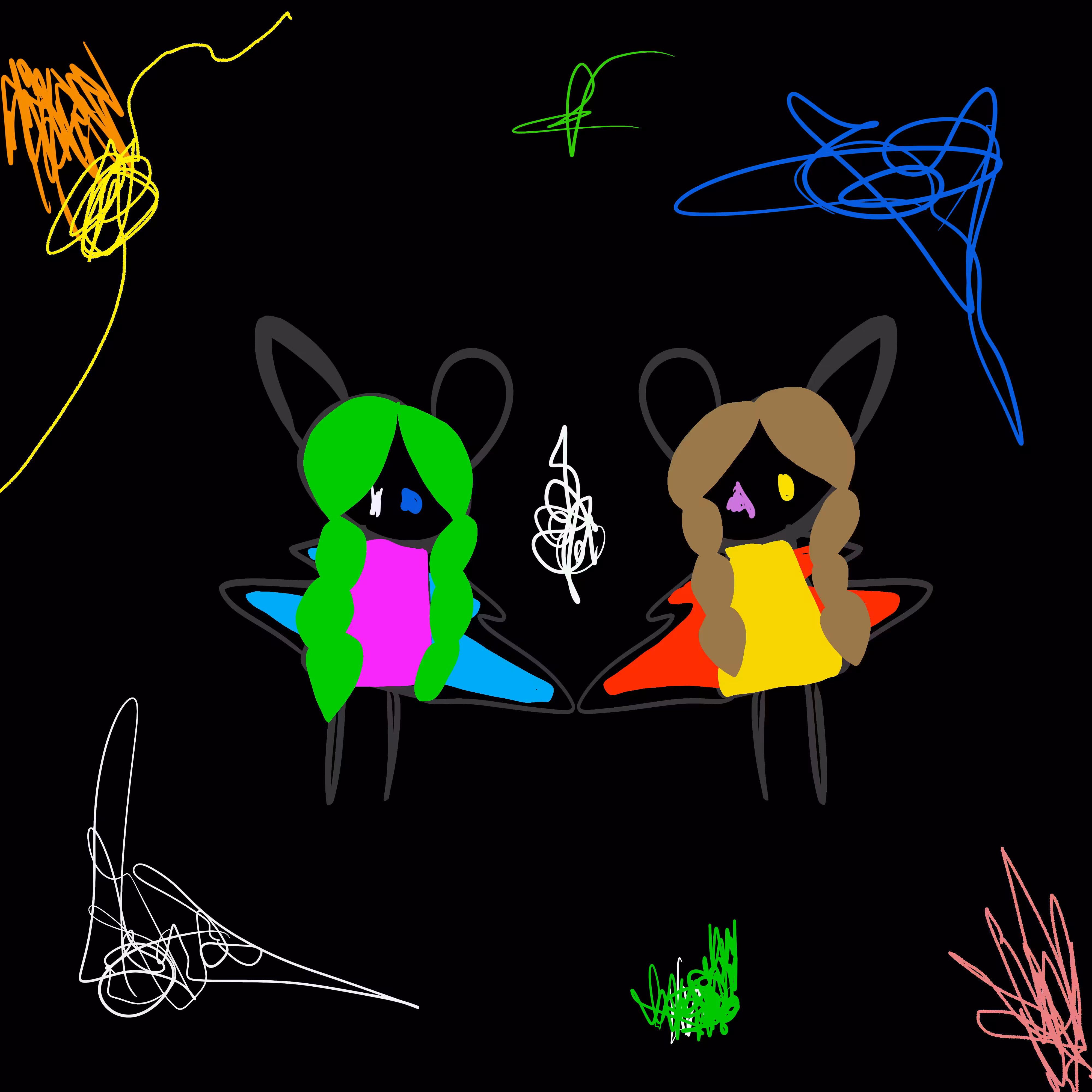 Rainbow Rabbit Gemini