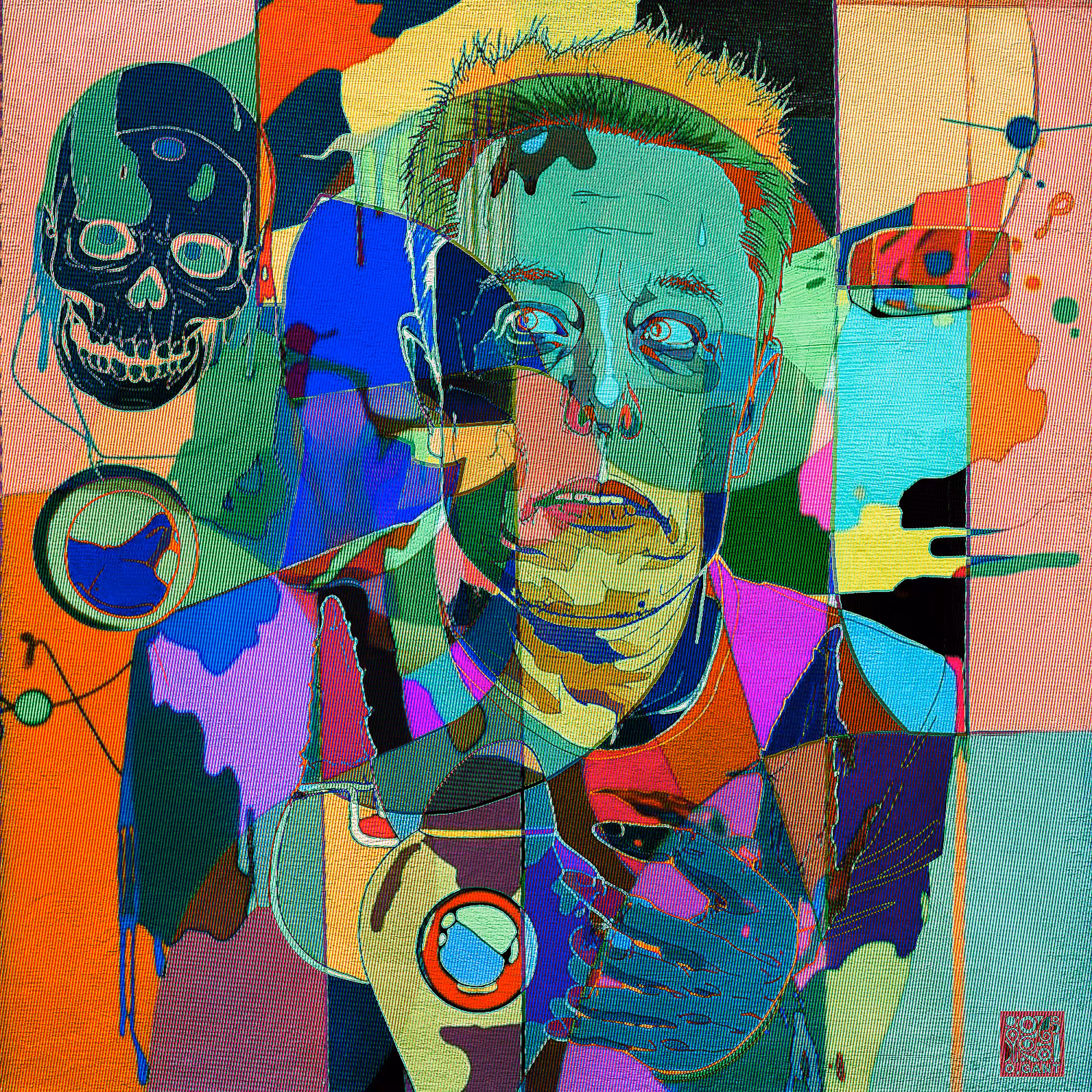Oleg Gant Art: Piter not my friend: SUPER RARE: MD Zombie: Elon II