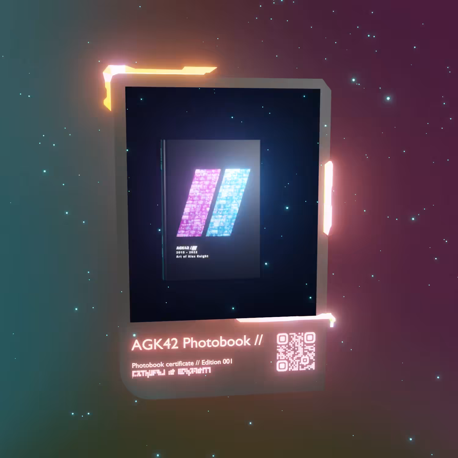 AGK42 // Photobook Certificate 001