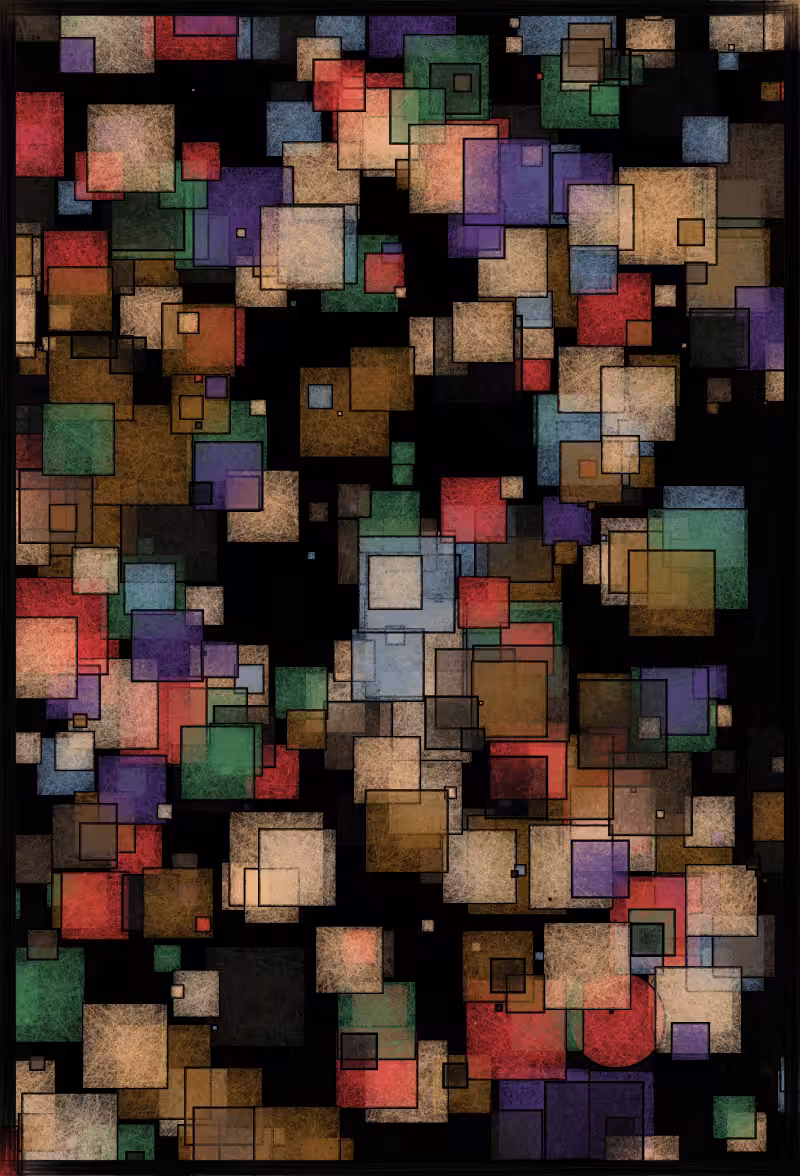 Circles In A Square World #43